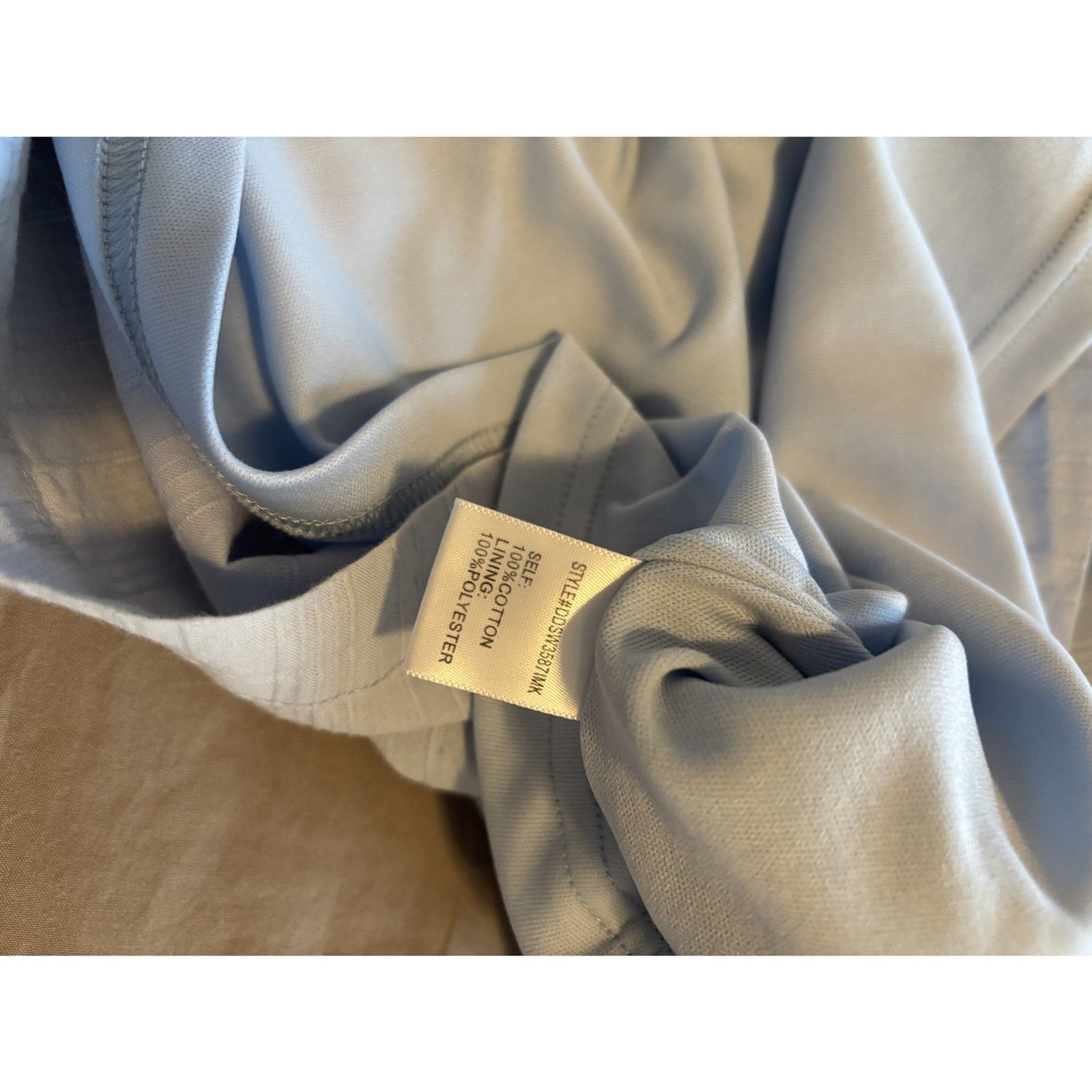 Altar’d State Light Blue Baby Doll Dress Spaghetti Straps With Pockets Size M