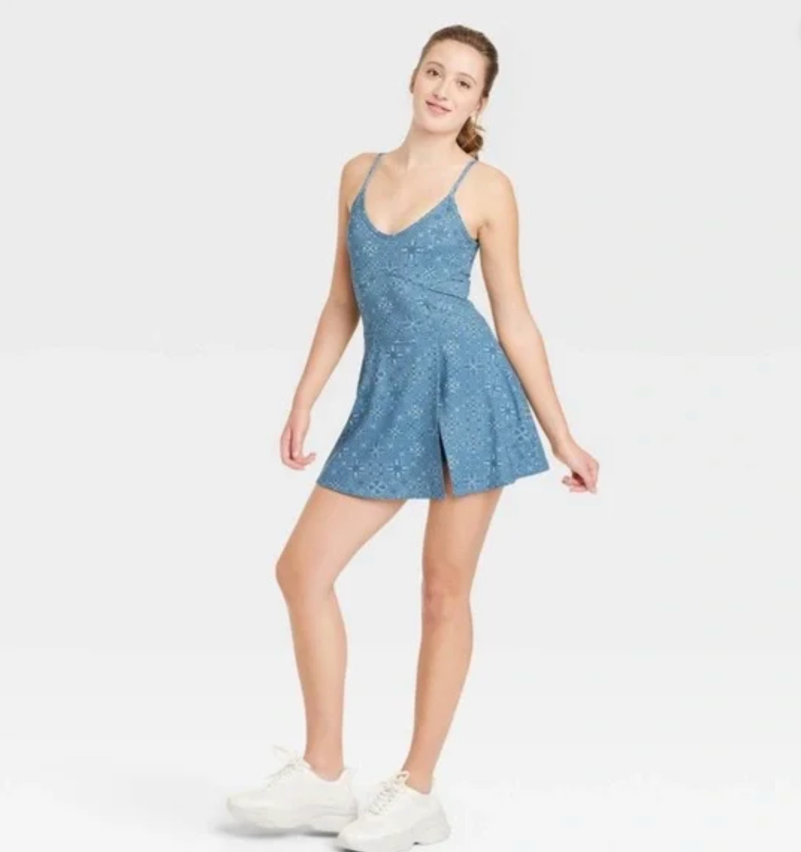 Women’s Corset Detail Active Dress – JoyLab Blue XS – $40