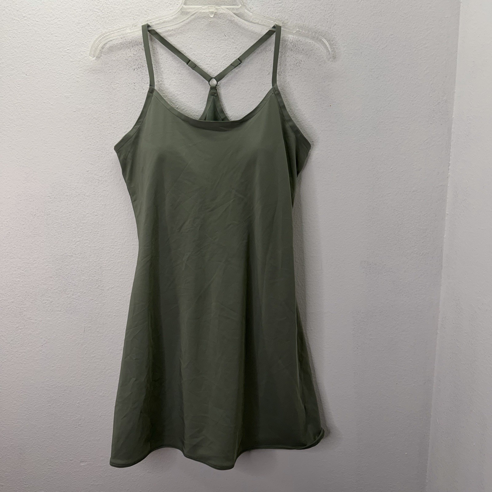 Outdoor Voices The Exercise Dress Sage Green Athletic Lined Sporty Tennis Golf L