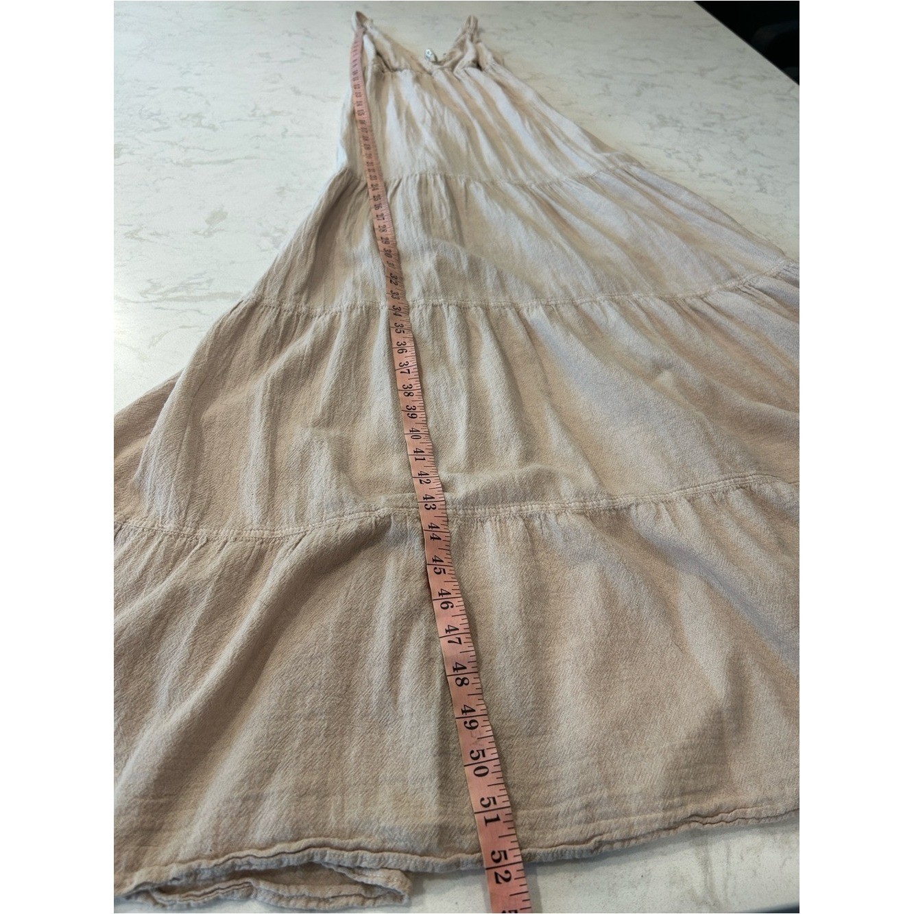 Sea Spice | 100% Peruvian Cotton Samantha Tiered Maxi Dress – Beachy Boho Summer