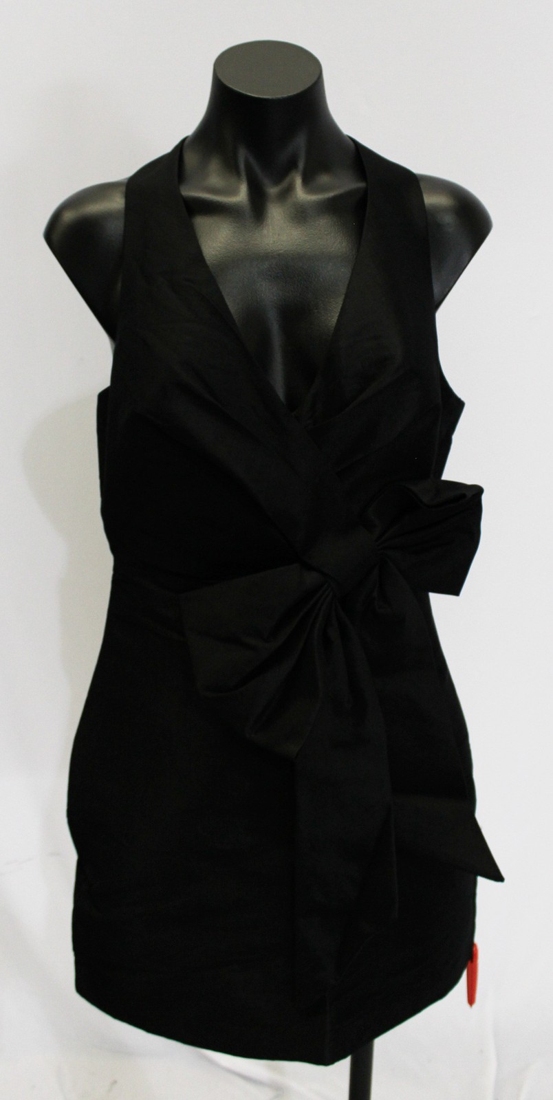 One33 Social Women’s The Amira Bow Mini Cocktail Dress MP7 Black Size 8 NWT