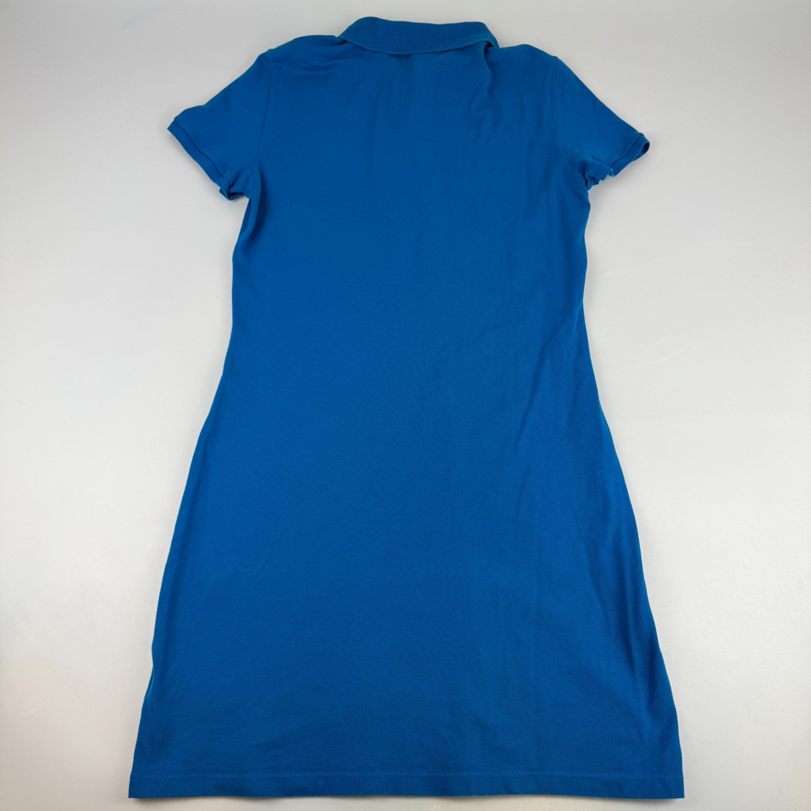 Lacoste Womens Size 38 Slim Fit Stretch Pique Cotton Short Sleeve Polo Dress