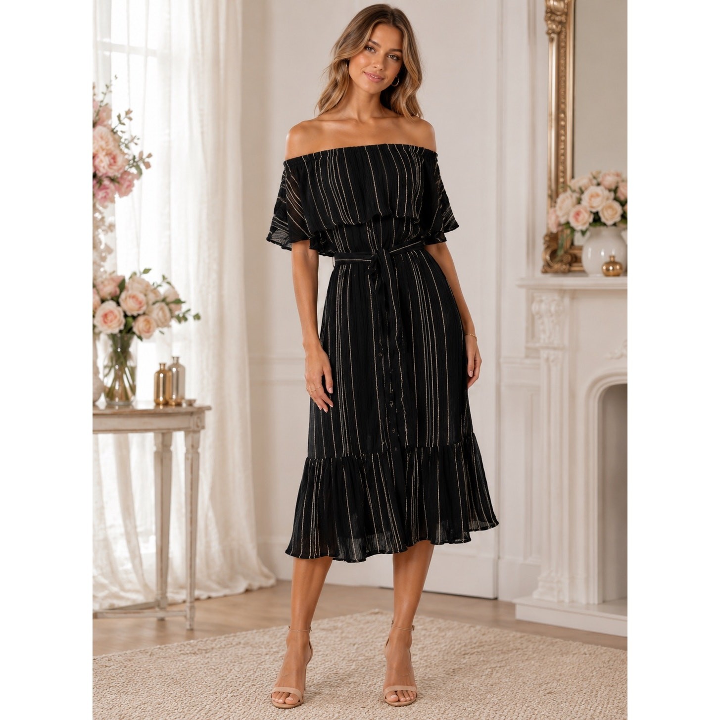 Michael Stars Multi Wear Dress in Beach Stripe Size XS