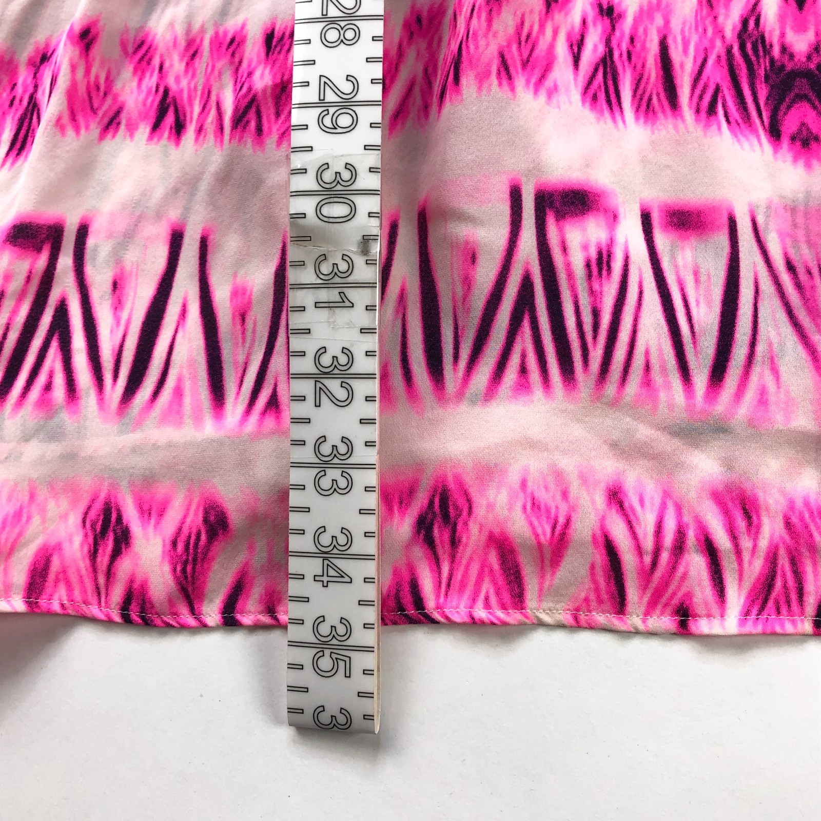 Parker Medium 100% Silk Elastic Waist Mini Dress Pink STAIN PLS READ