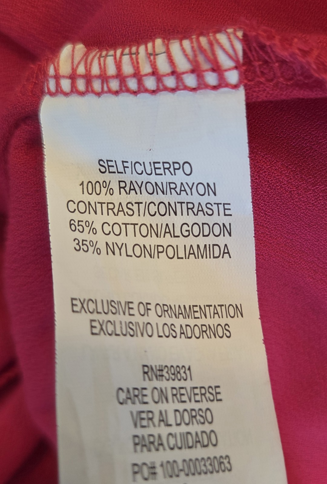 Macys Sequin Hearts Sleeveless Crochet Yoke Flowy Dress Raspberry Red Large NWT