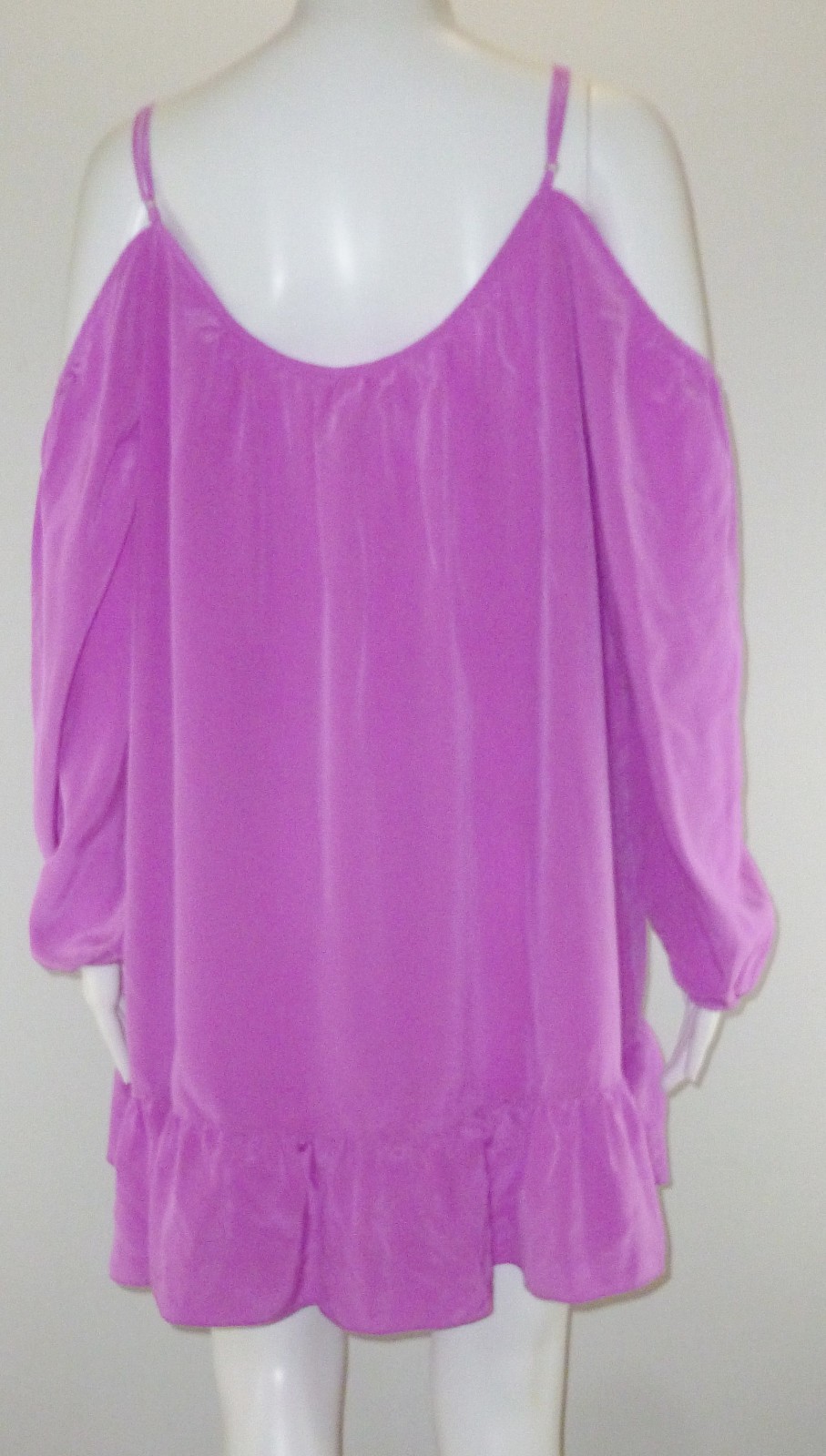 Lilly Pulitzer Off The Shoulder Dress Pink Silk XL Lightweight Vacation Resort