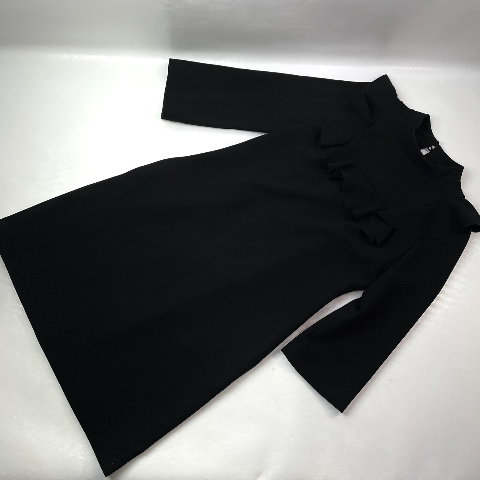 Banana Republic Long Sleeve Goth Dark Black Dress Women’s Size 6 Formal/Casual
