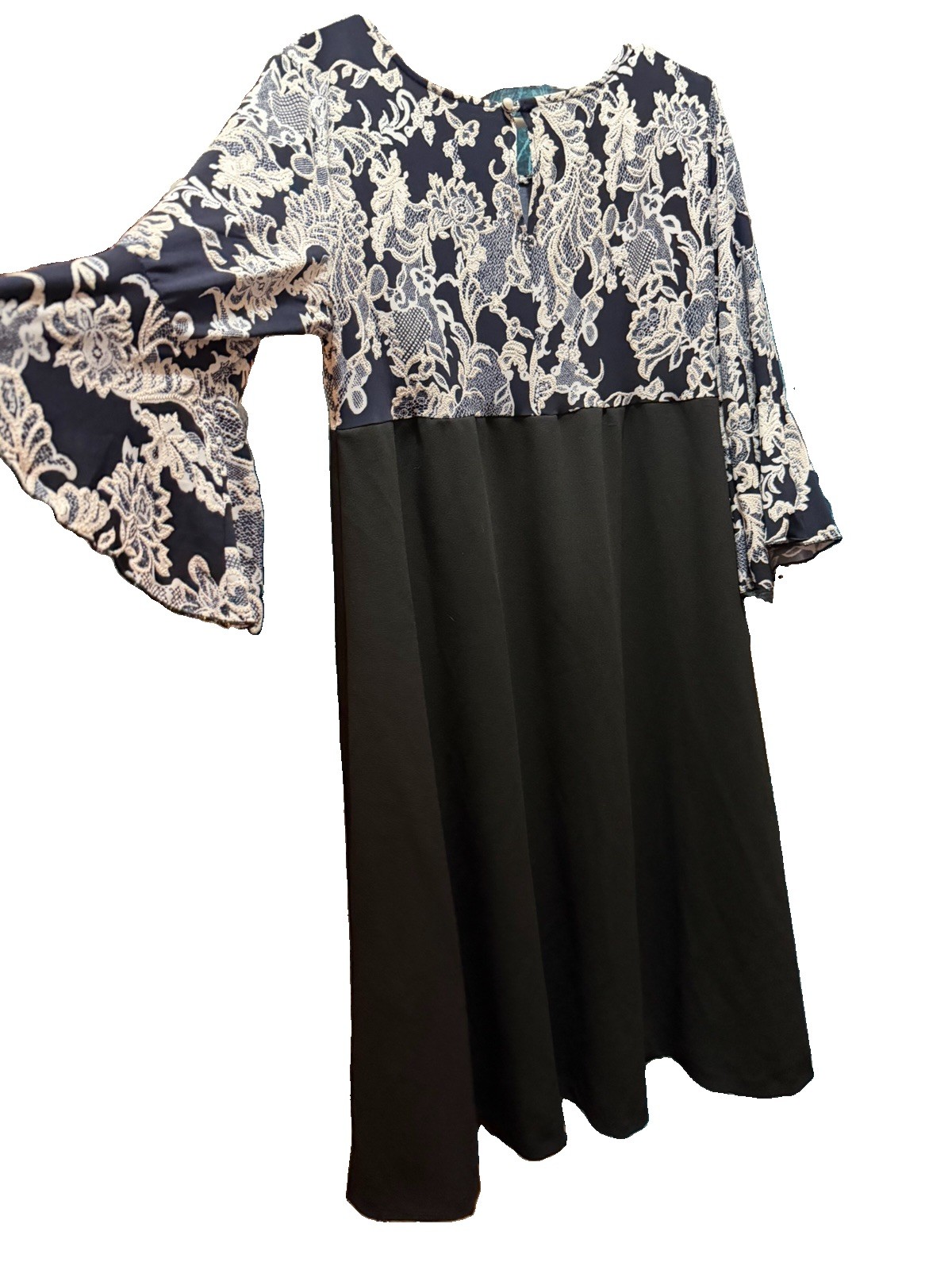 Women’s Hand MadeFloral Printed Mulcolor Dress .Look Like Large Size