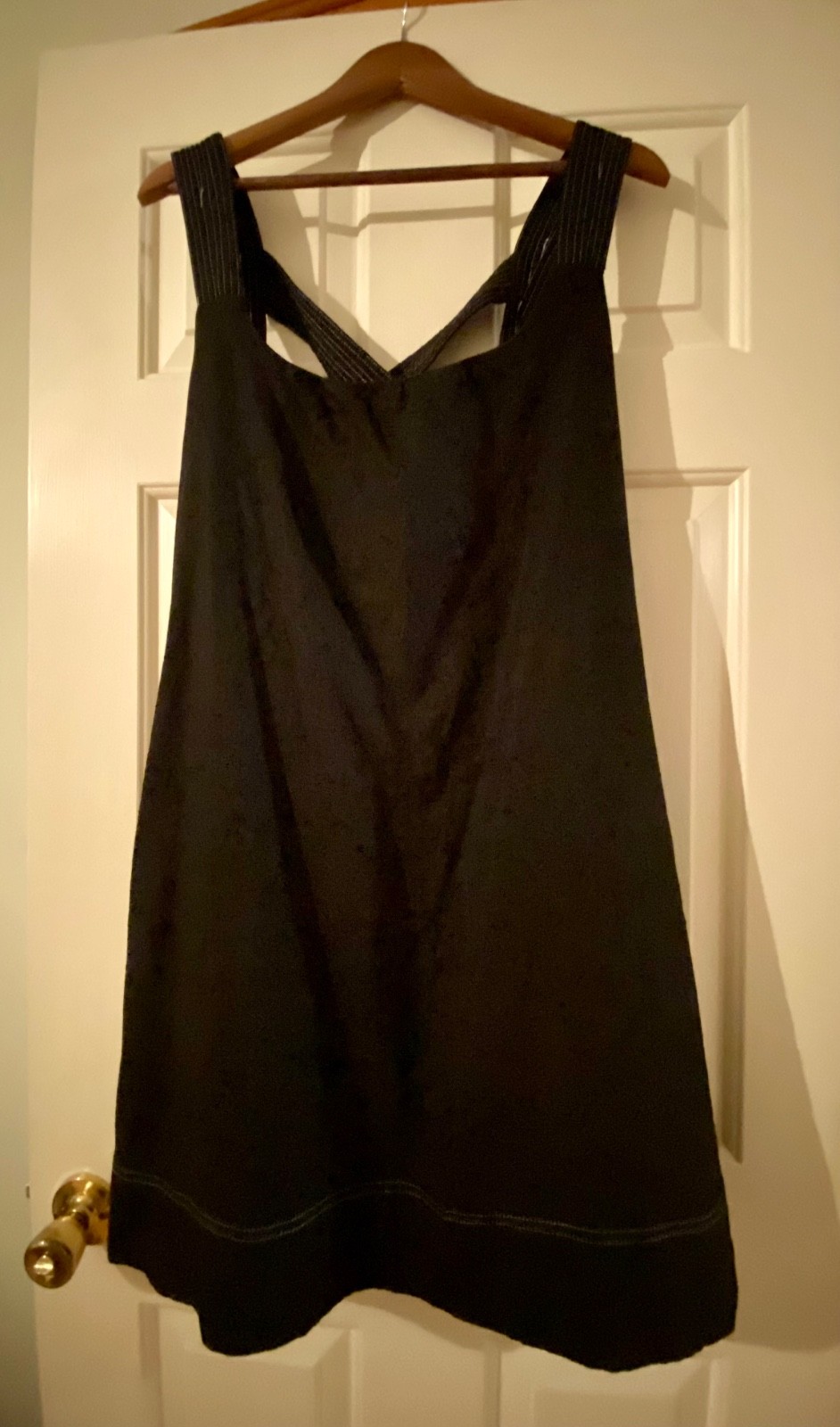 C&C California black linen blend dress, size large