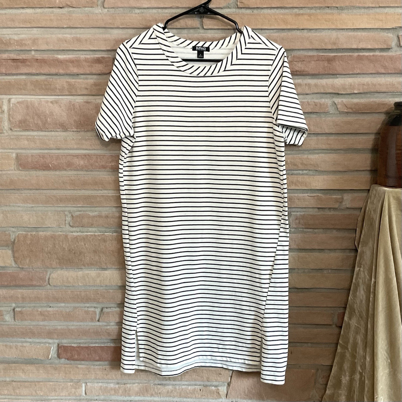 Buffalo David Bitton Striped Tee Shirt Dress Small