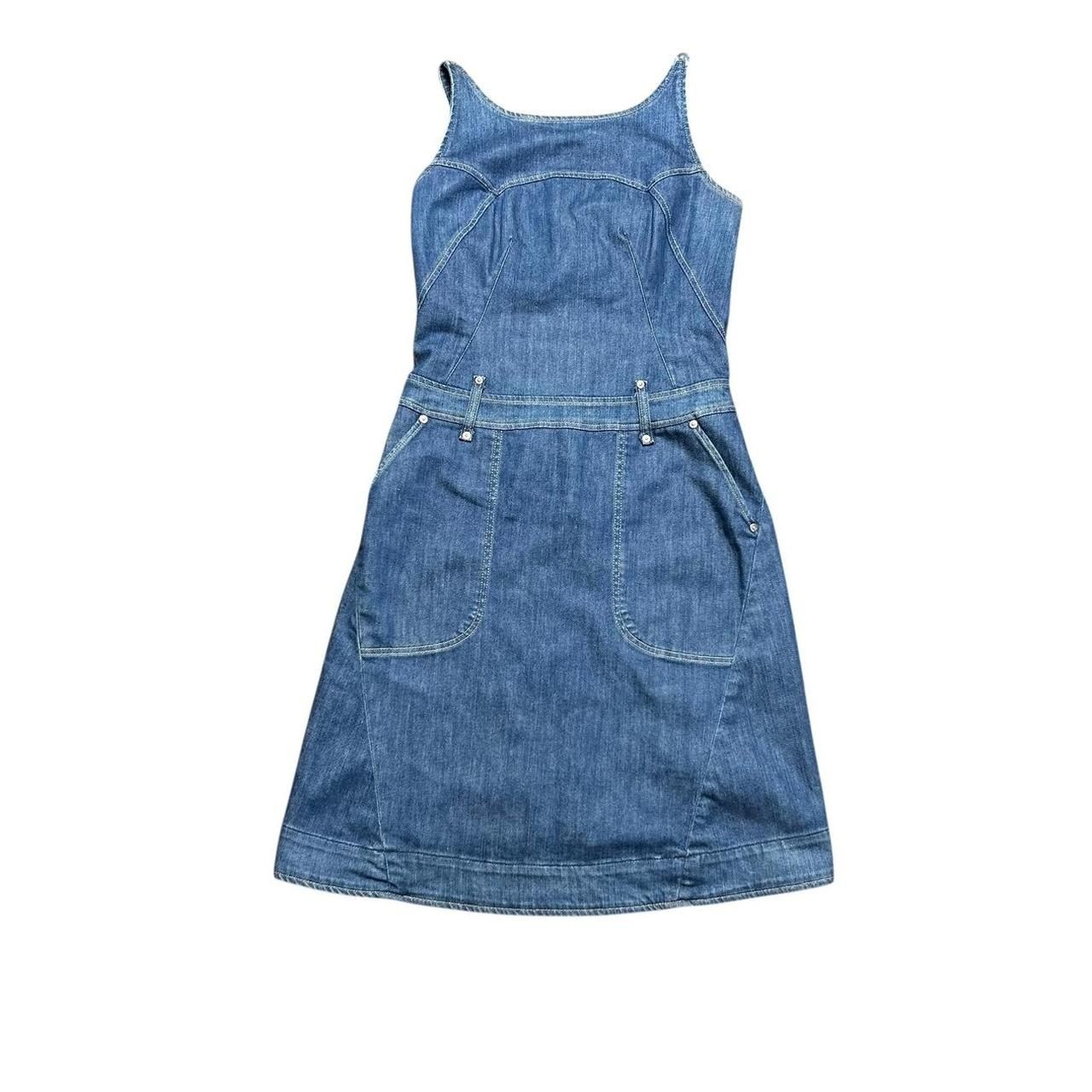 Levi’s Engineered Denim Dress Women’s Size S Blue Denim Rare Vintage 00s Y2K