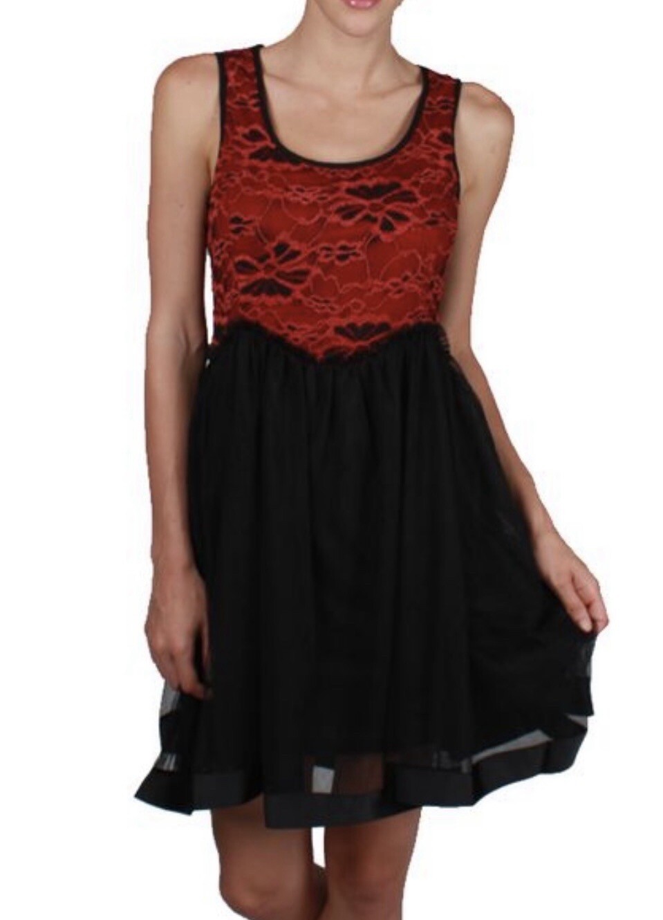 A’reve Small Red & Black Sassy Dress Reg. 44.00 Ships FREE