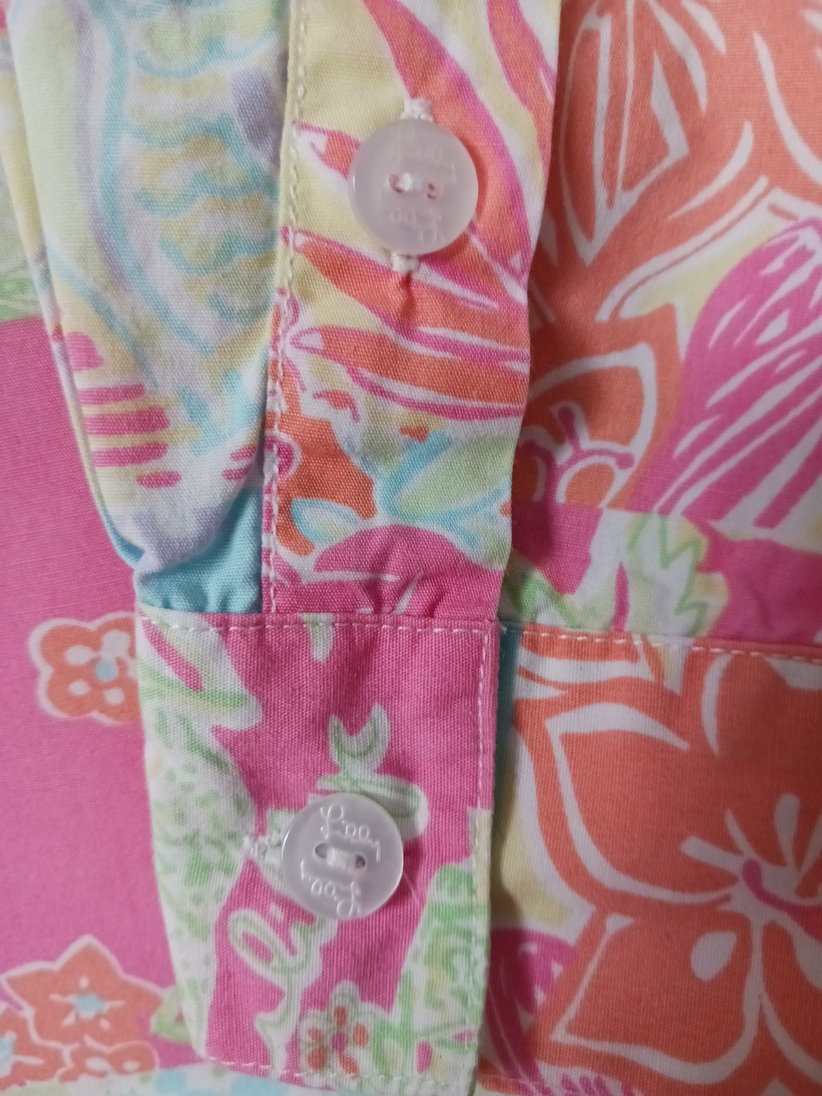 Vintage Lilly Pulitzer White Label Patchwork Dress RARE Tropical