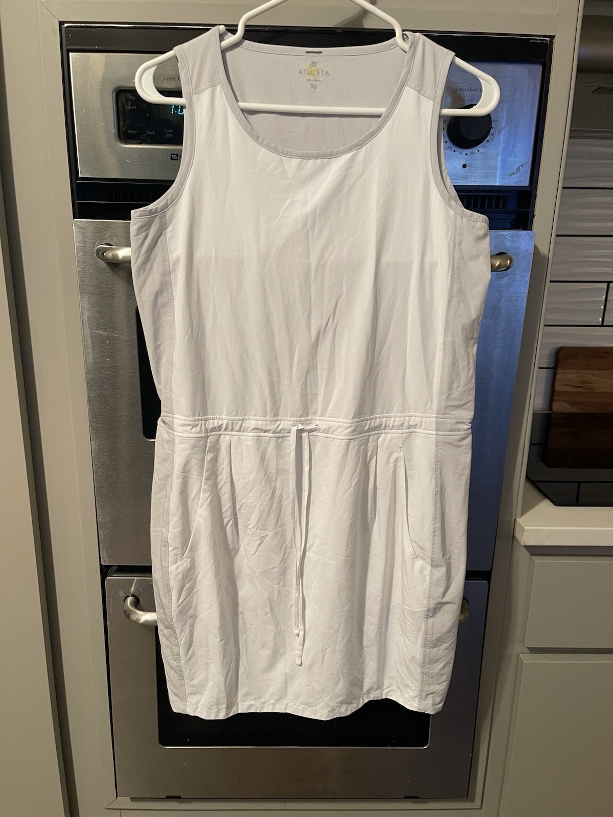Athleta Dress-Light Grey/White-Size XS-NWOT