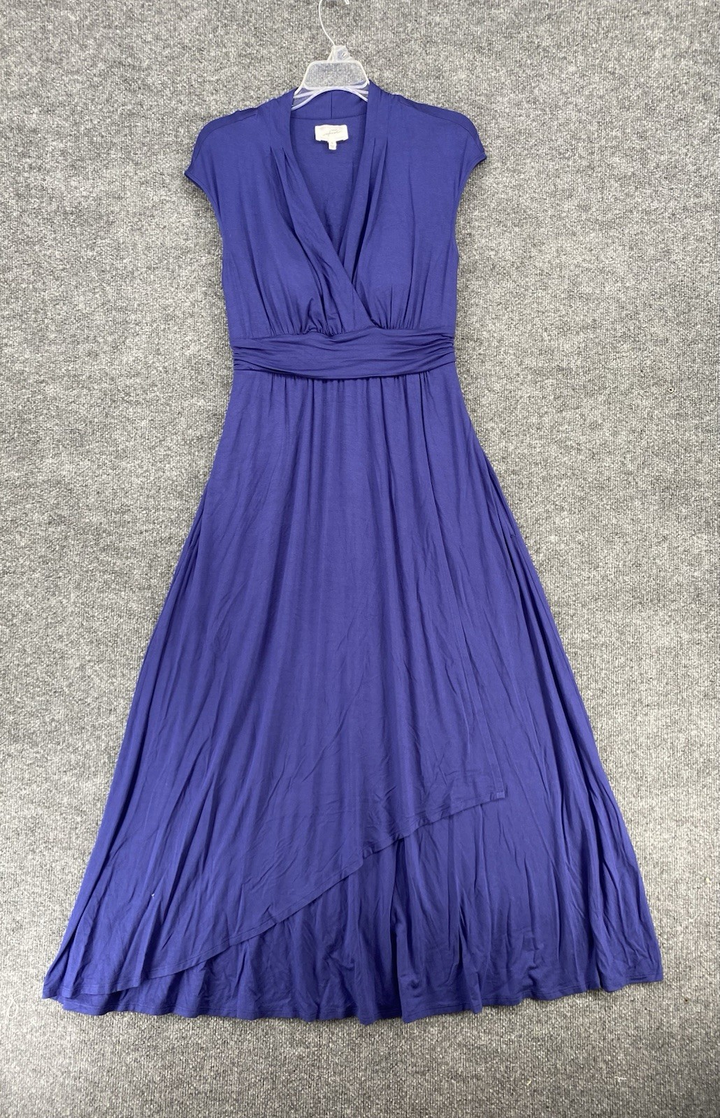Soma Wknd Blue Maxi Wrap Dress Womens S Boho City Flowy Classic
