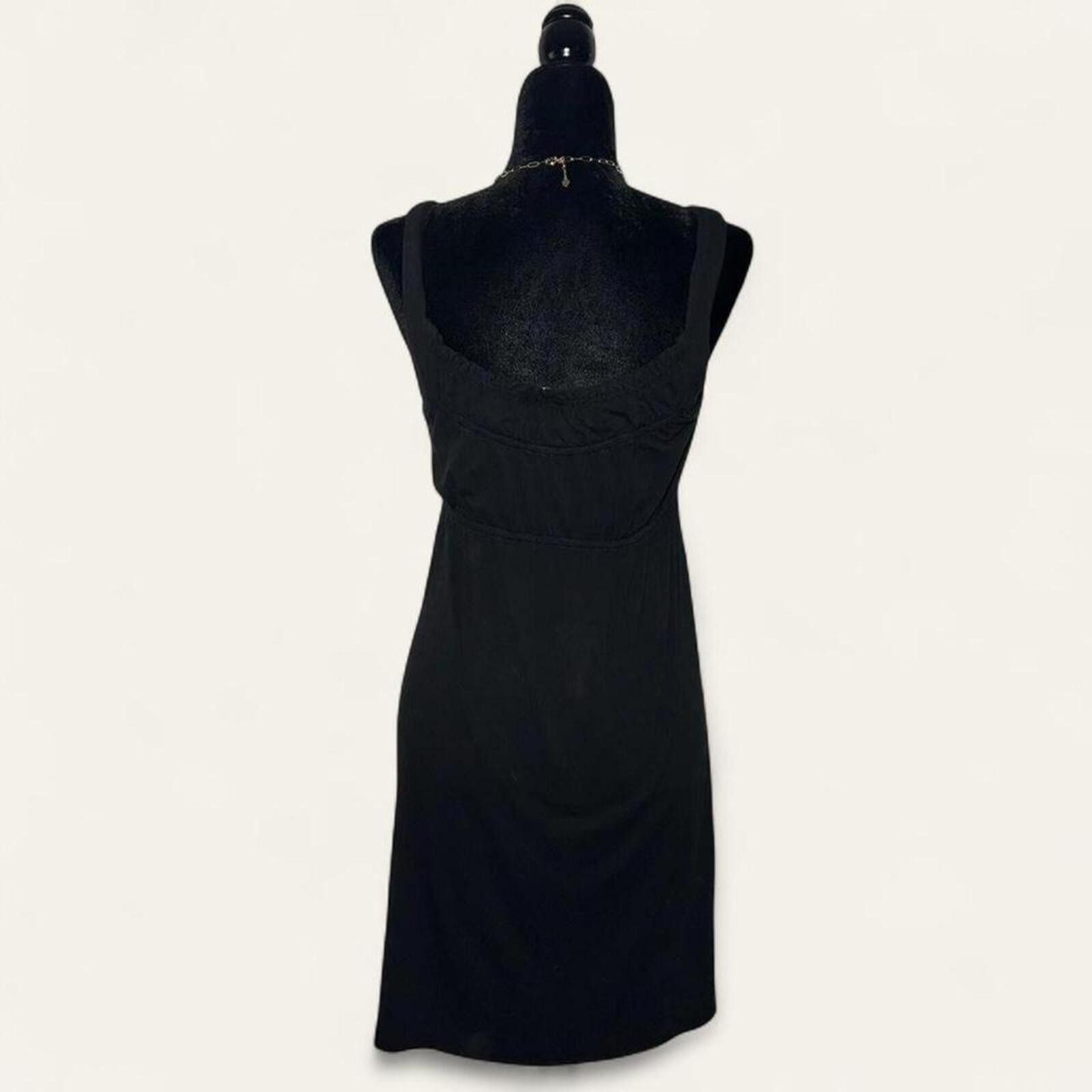 Guess Black Stretch Mini Dress Y2K Bodycon Indie Sleaze Size M