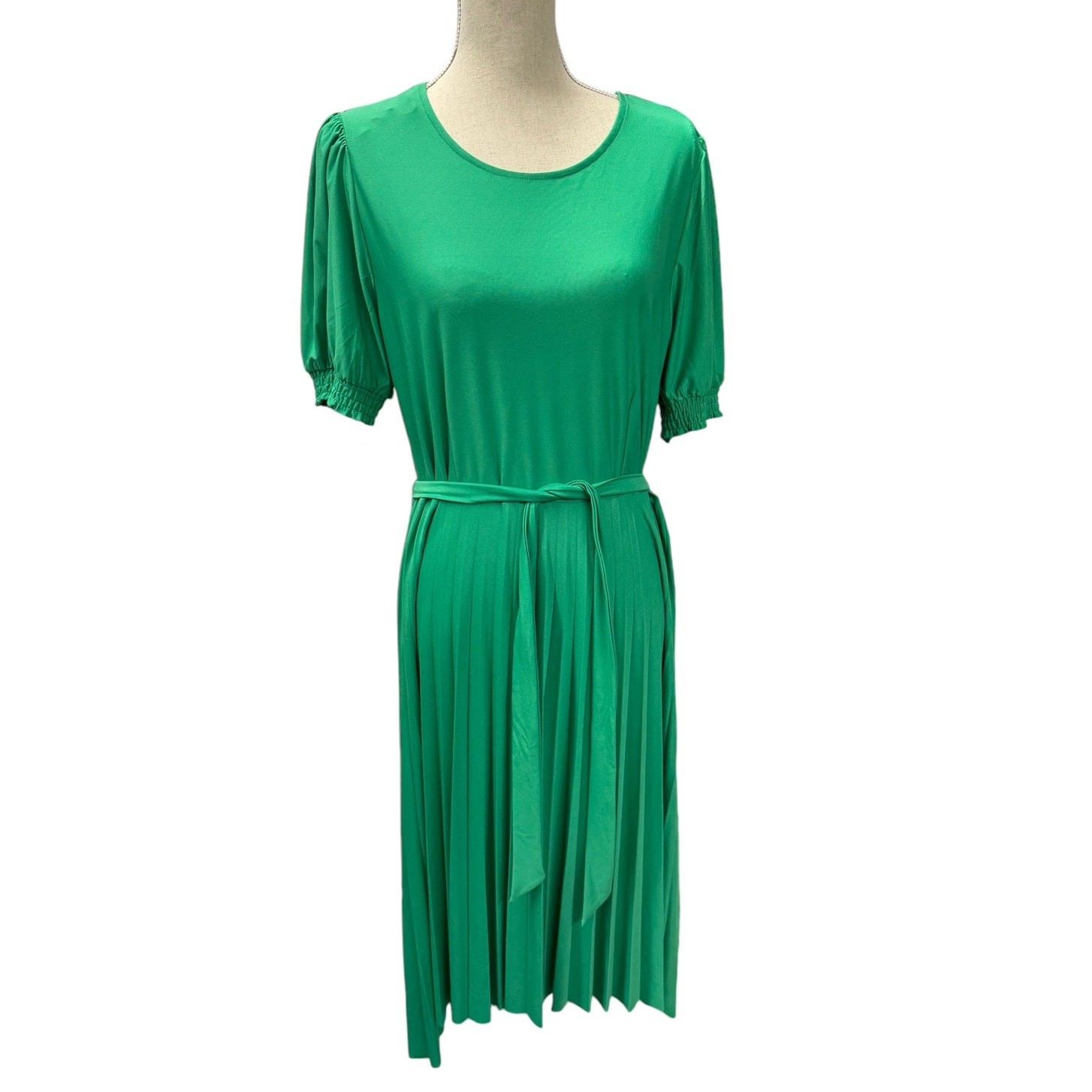 NWT!! Sharagano ,Asymetrical ,Hemline, N.Y. Pleated, Gathered Sleeve, MSRP 108