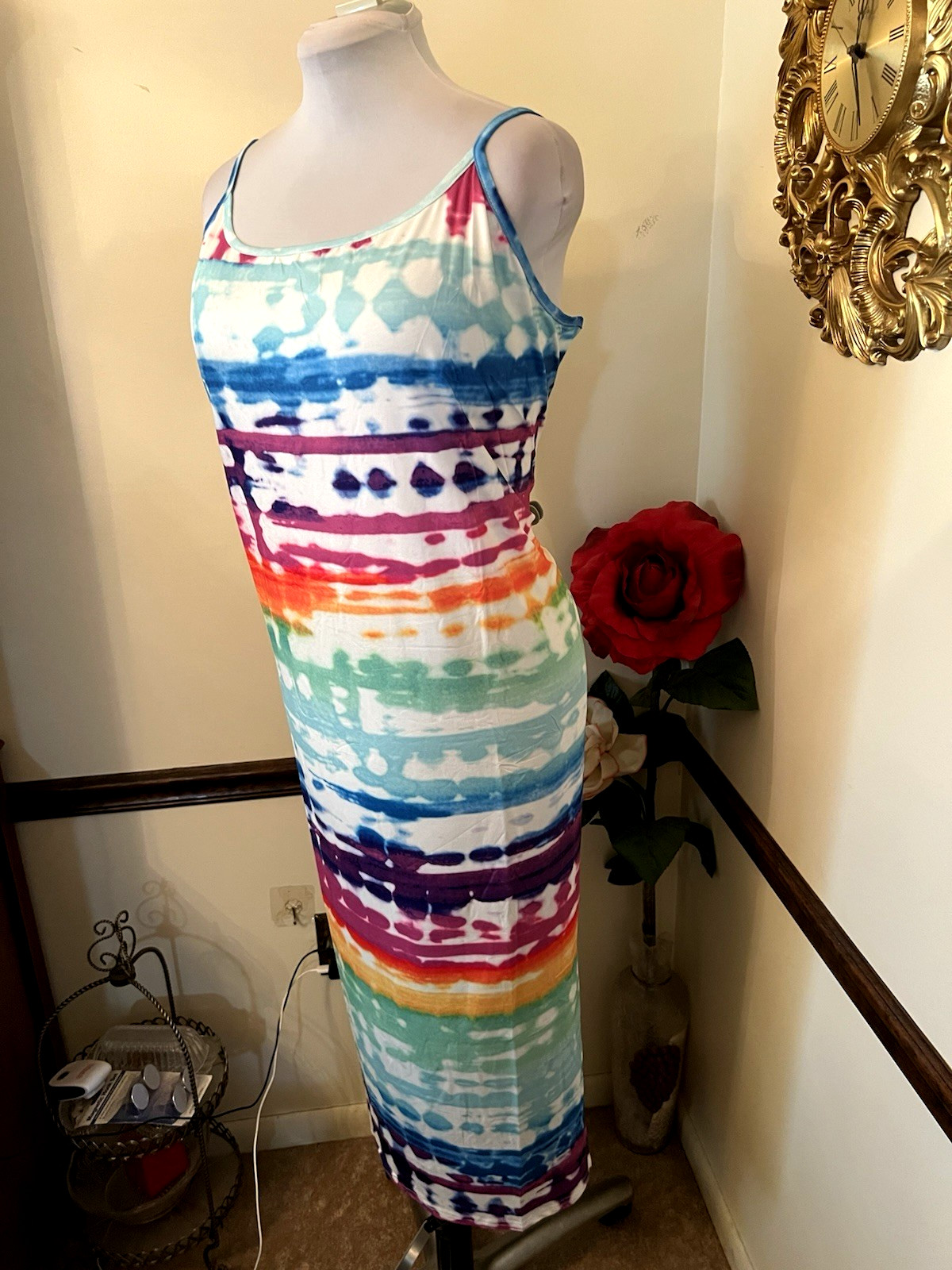 Womens Multicolor Tight Sexy Hip-wrapped Suspender dress Plus 5Xl