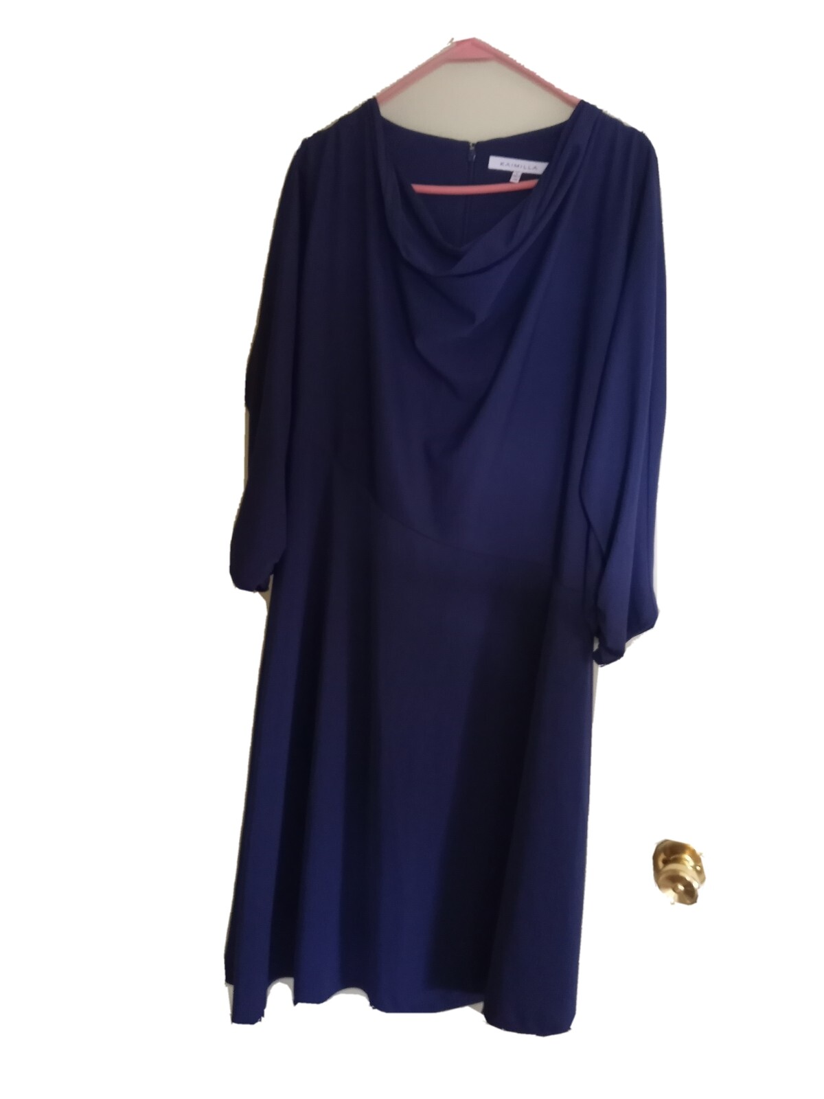 Woman’s dress navy DARK blue kaimilla size XL all seasons LONG SLEEVE