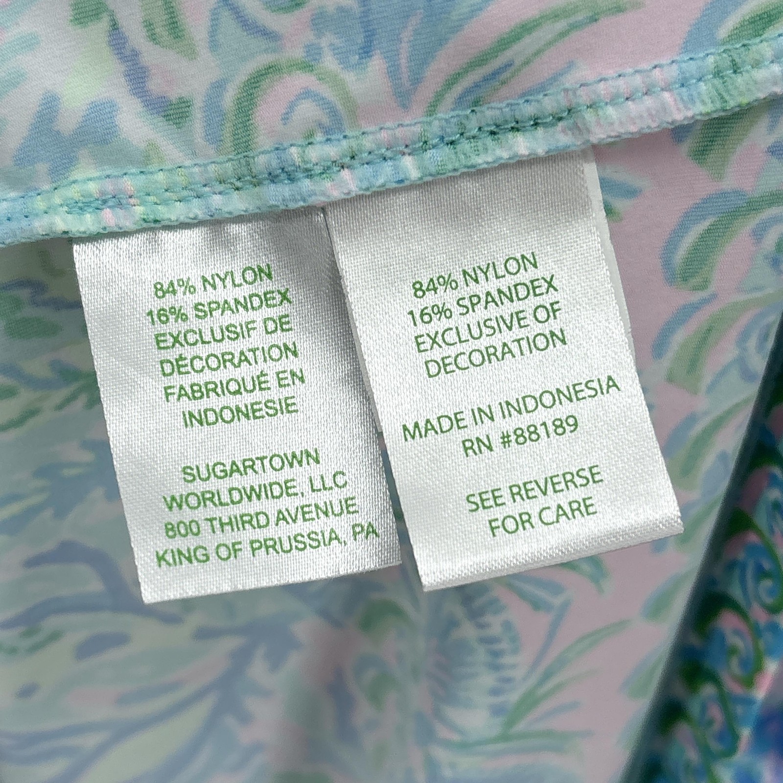 Lilly Pulitzer Dress Medium Blue Green Sea Life Shift Tank Keyhole Johana Preppy