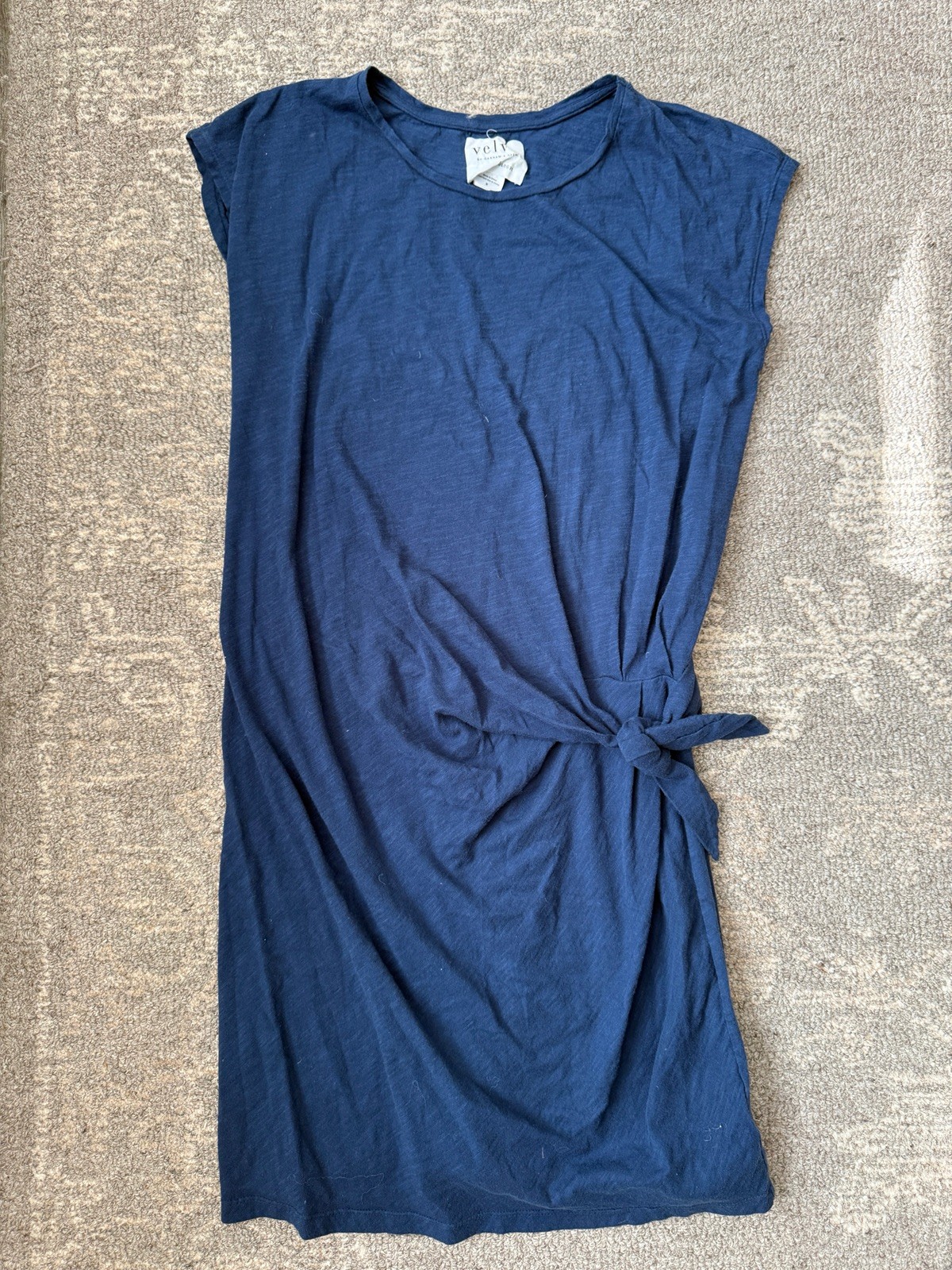 Athropologie Velvet by Graham & Spencer Shirt Dress Blue 100% Cotton Women’s M