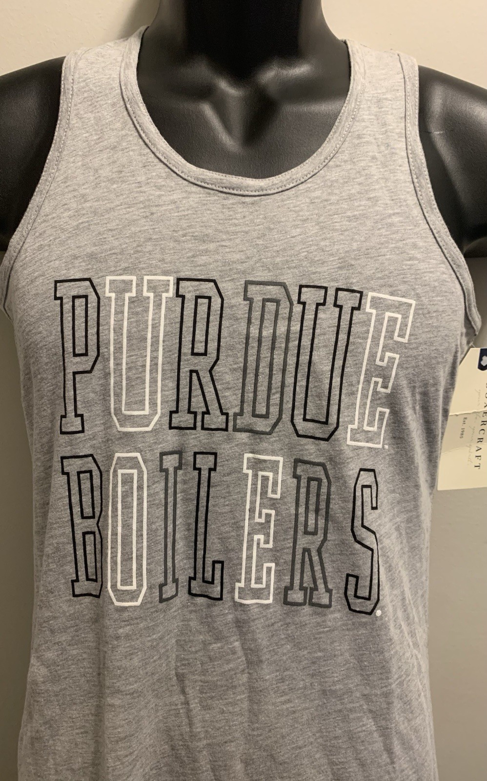 Boxercraft Purdue Boilers Women Tank Dress, Color Grey, Size XS