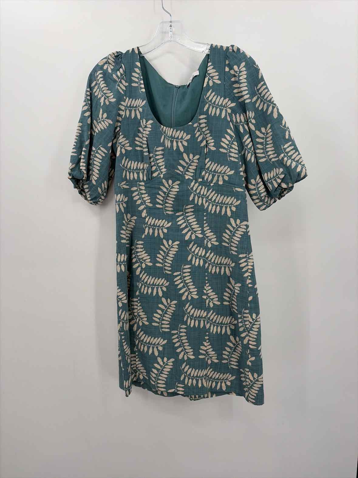 Pre-Owned Parker Blue Size 4 Knee Length Short Sleeve Dress