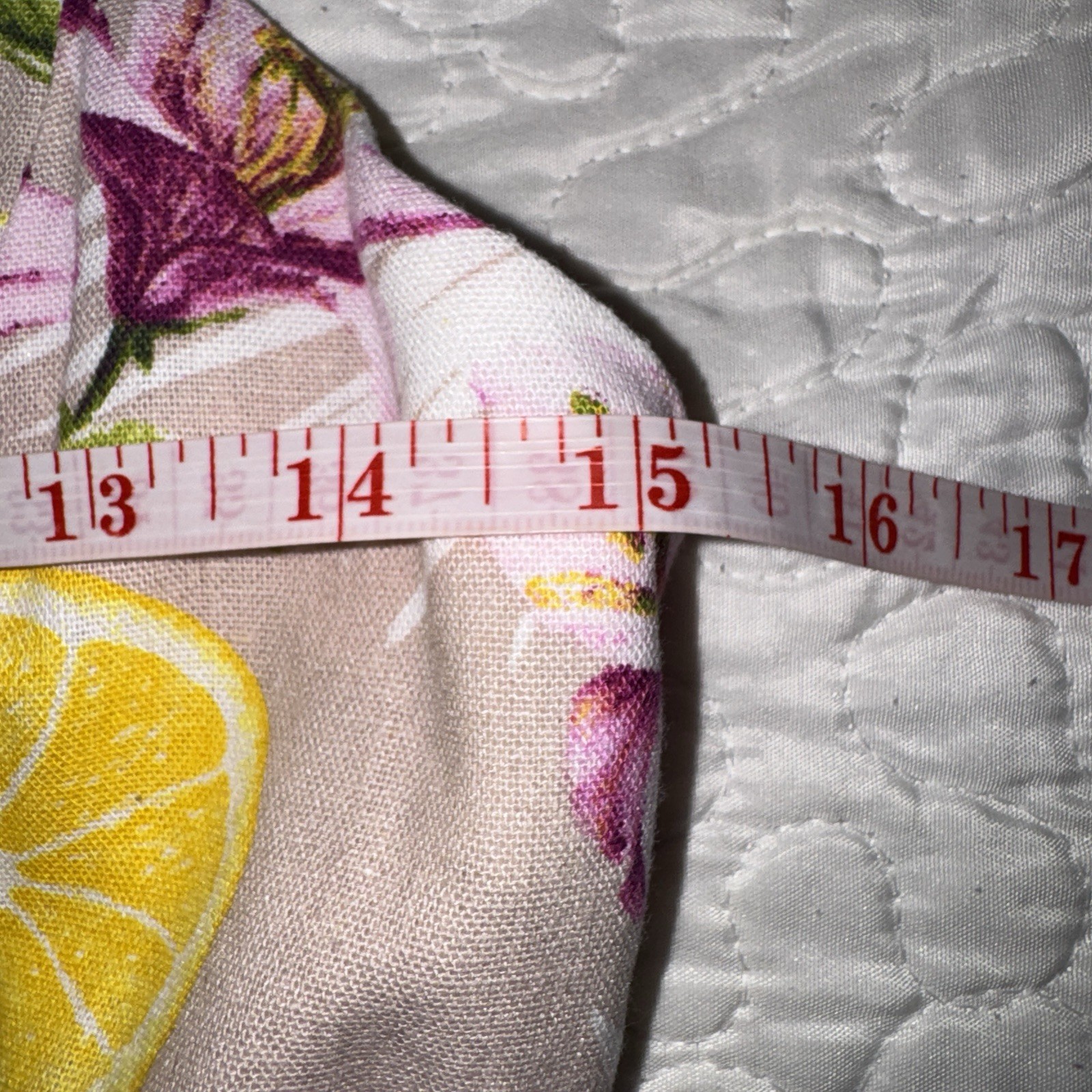 New Forever 21 Beige Lemon Floral V-Neck Button Open-Back Tie Midi Slip Dress S