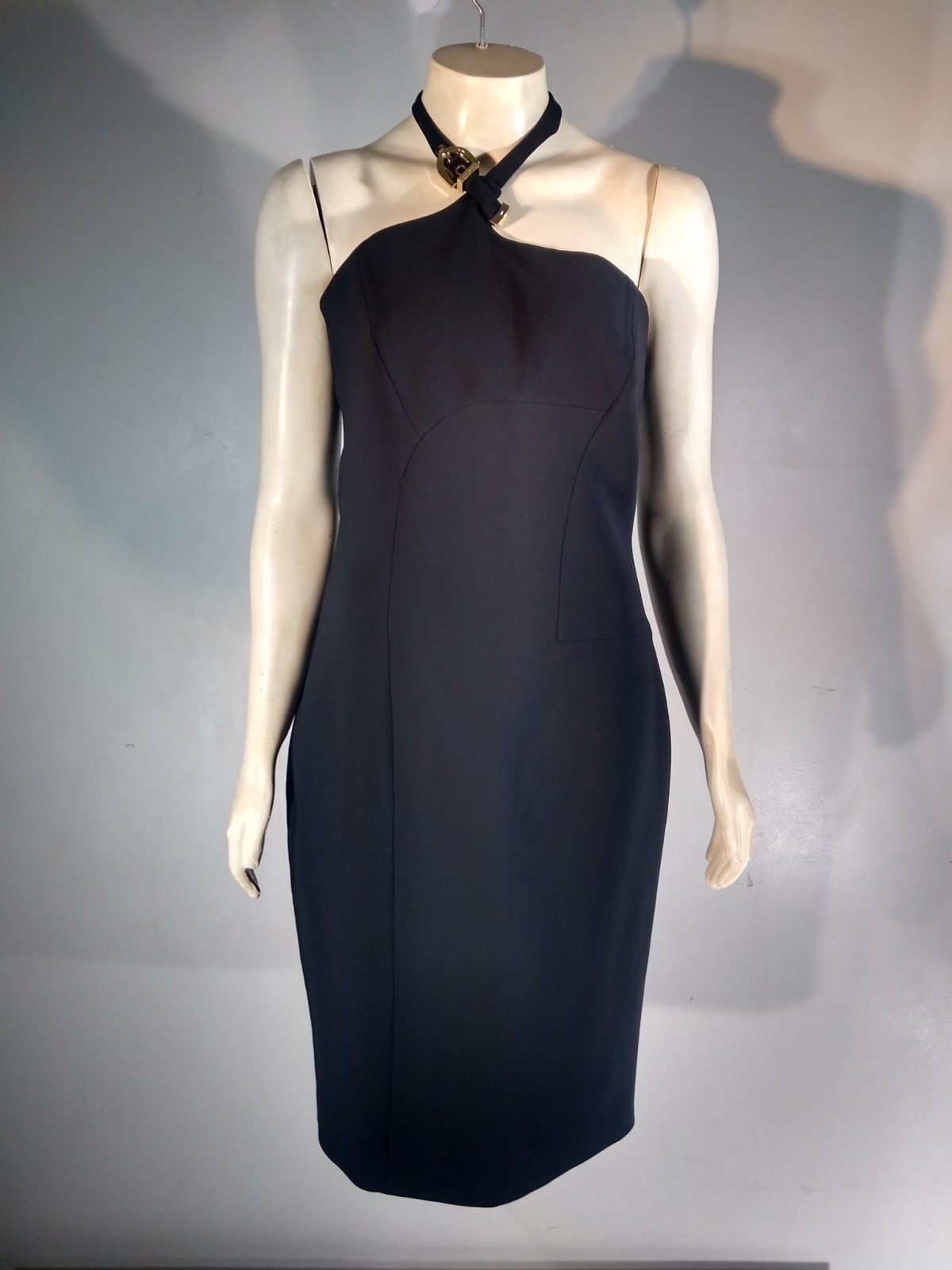 Versace runway Ad Campaign Bondage Dress rare Collab