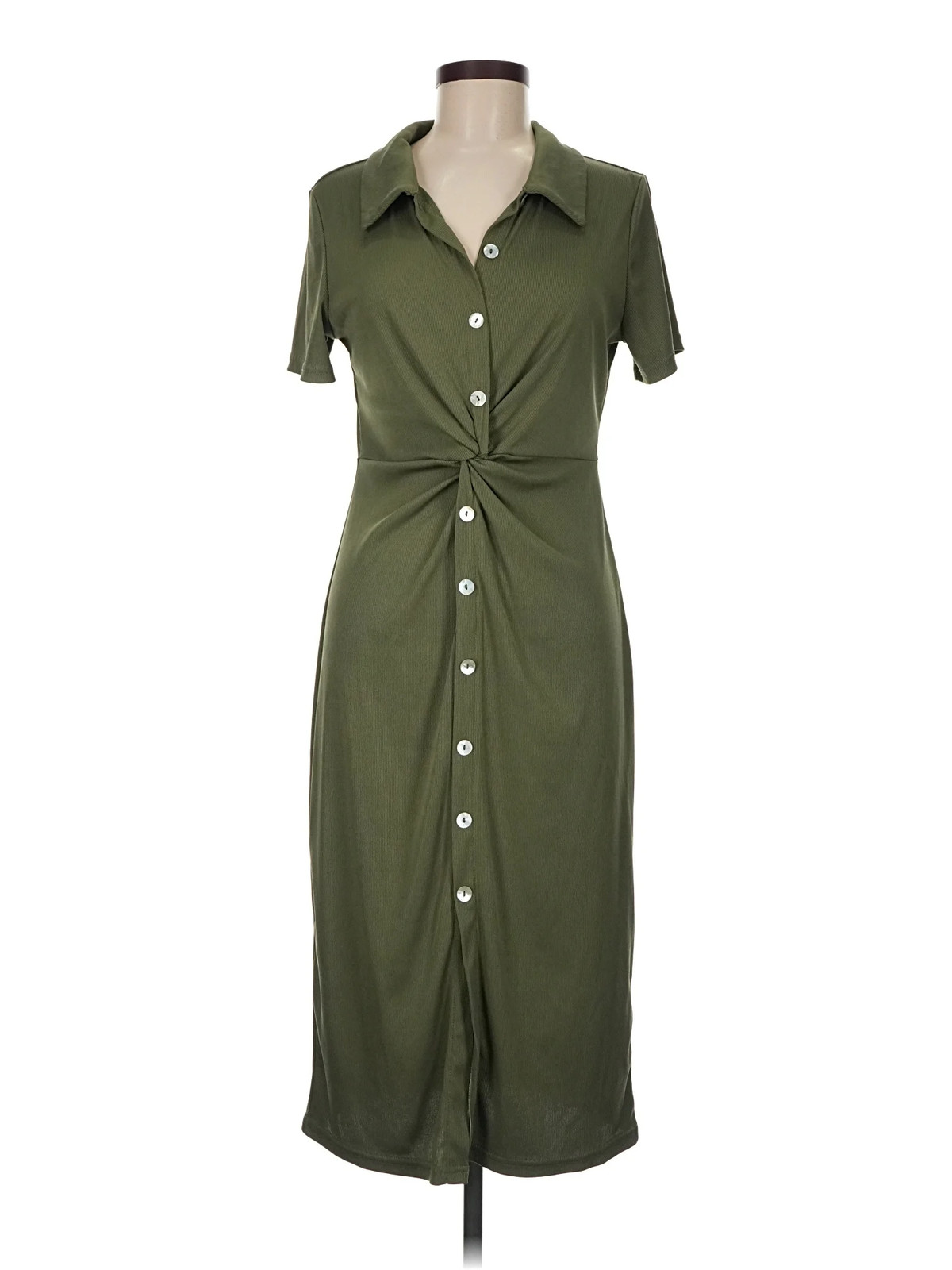 SHEN Women Green Casual Dress 8