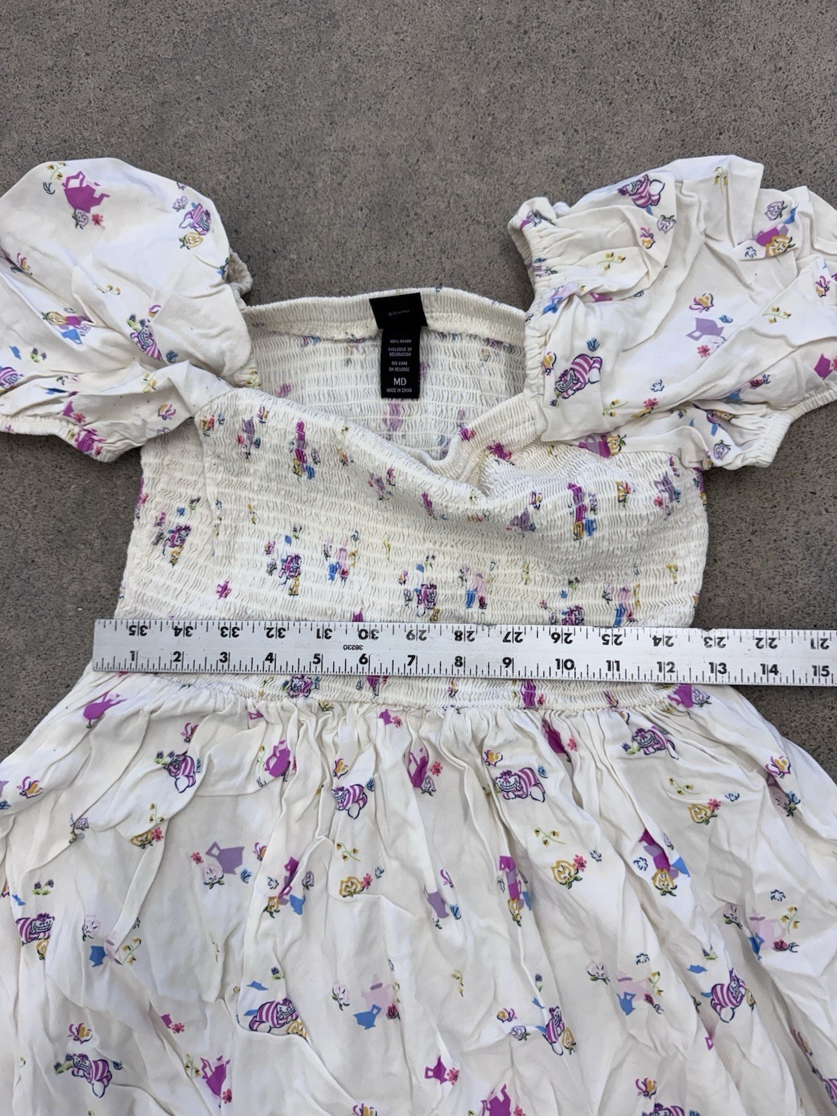 Alice In Wonderland Cheshire Cat Disney Dress Size Medium