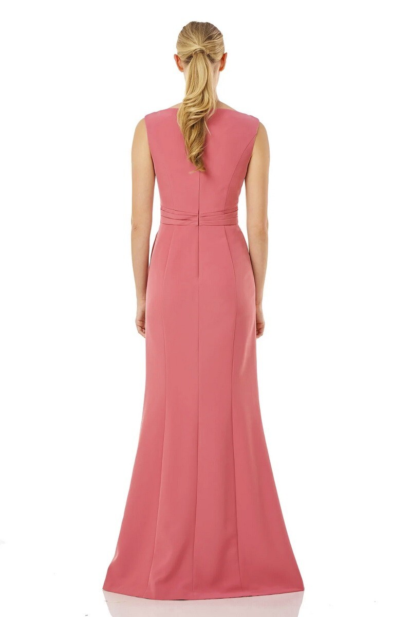 Kay Unger Heather Rose Sansa Bateau Neck Gown Size 6 Orig $318