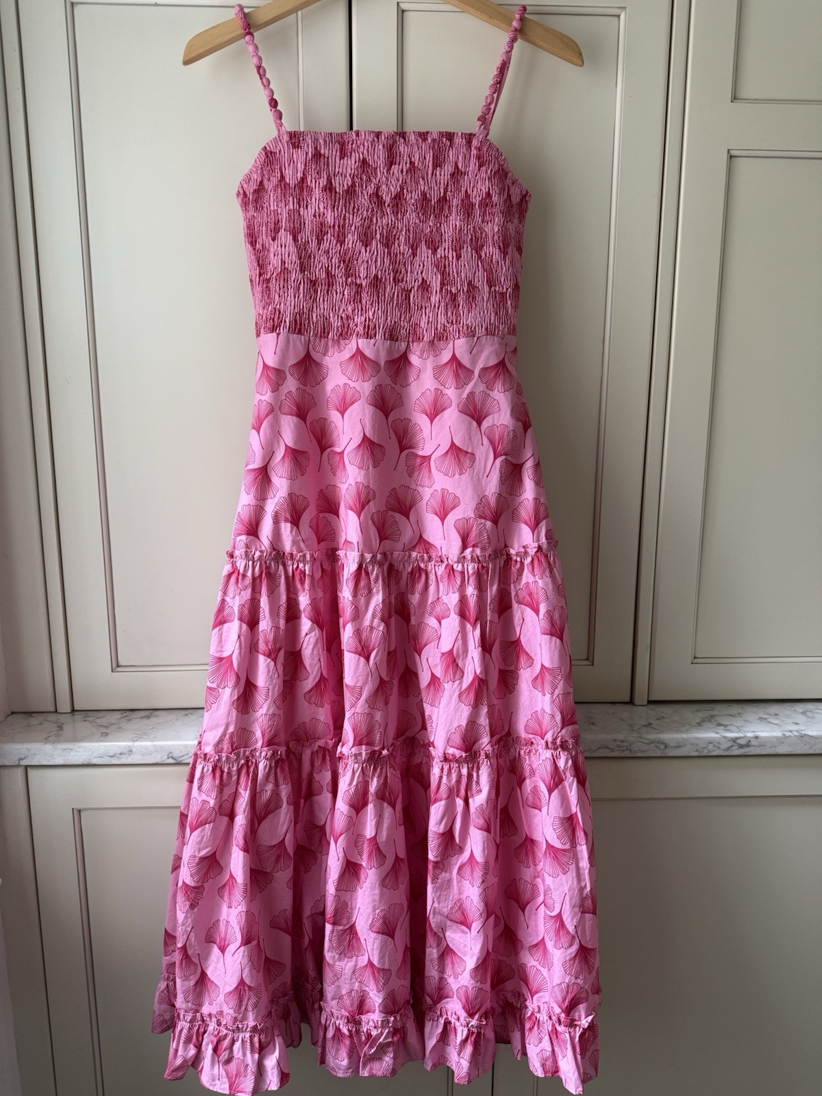 Hyacinth House Raspberry Ginko Dress