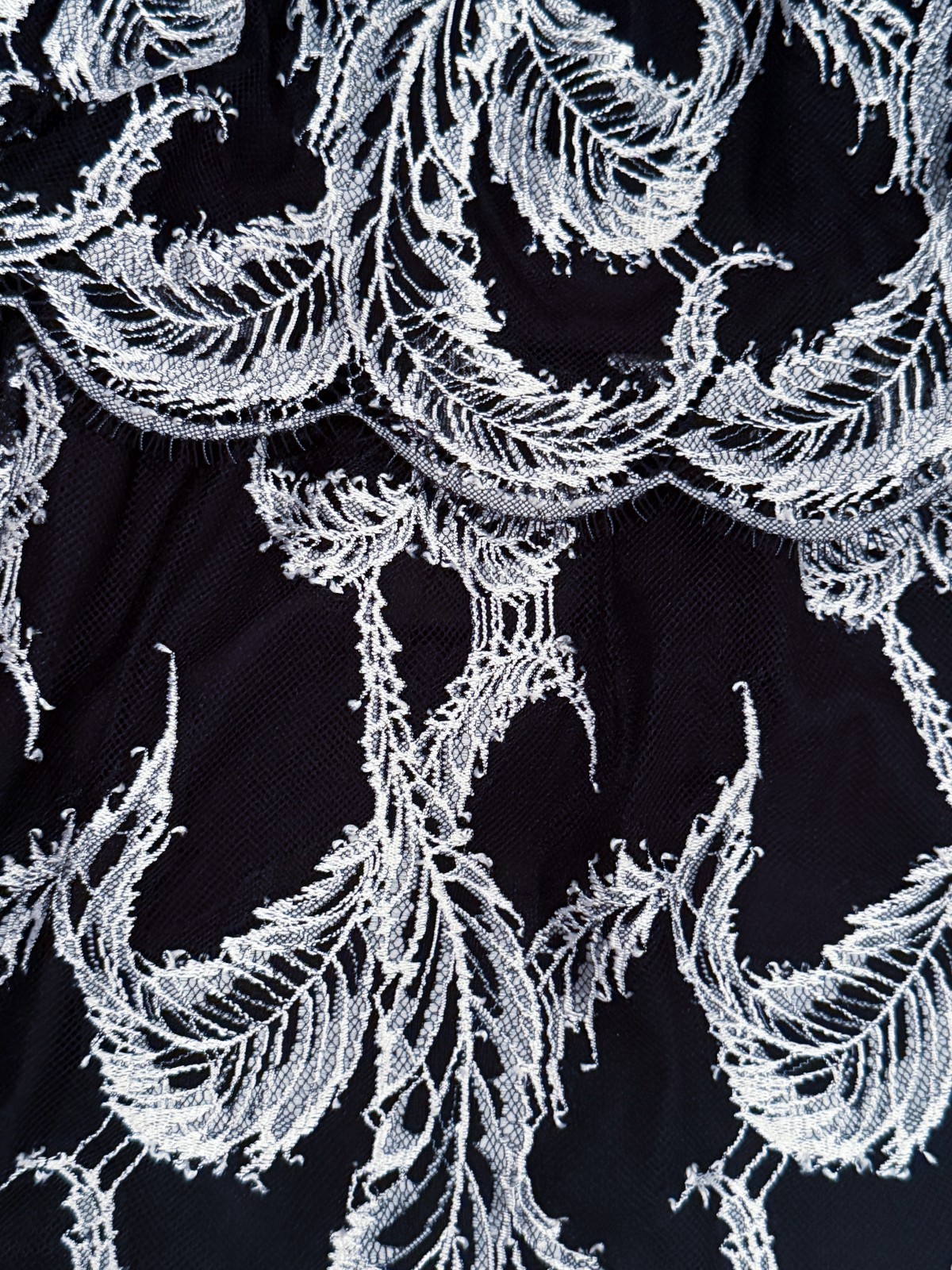 BCBG MaxAzria Dress – Black & White Lace Fit
