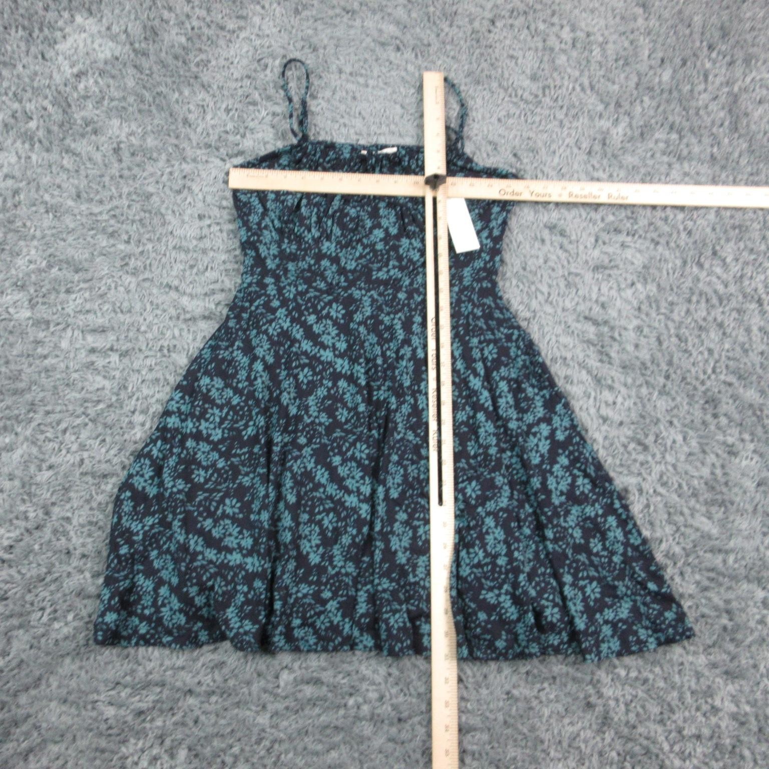 Nine Britton Dress Womens Small Blue Floral Sleeveless Fit & Flare Sundress NWT