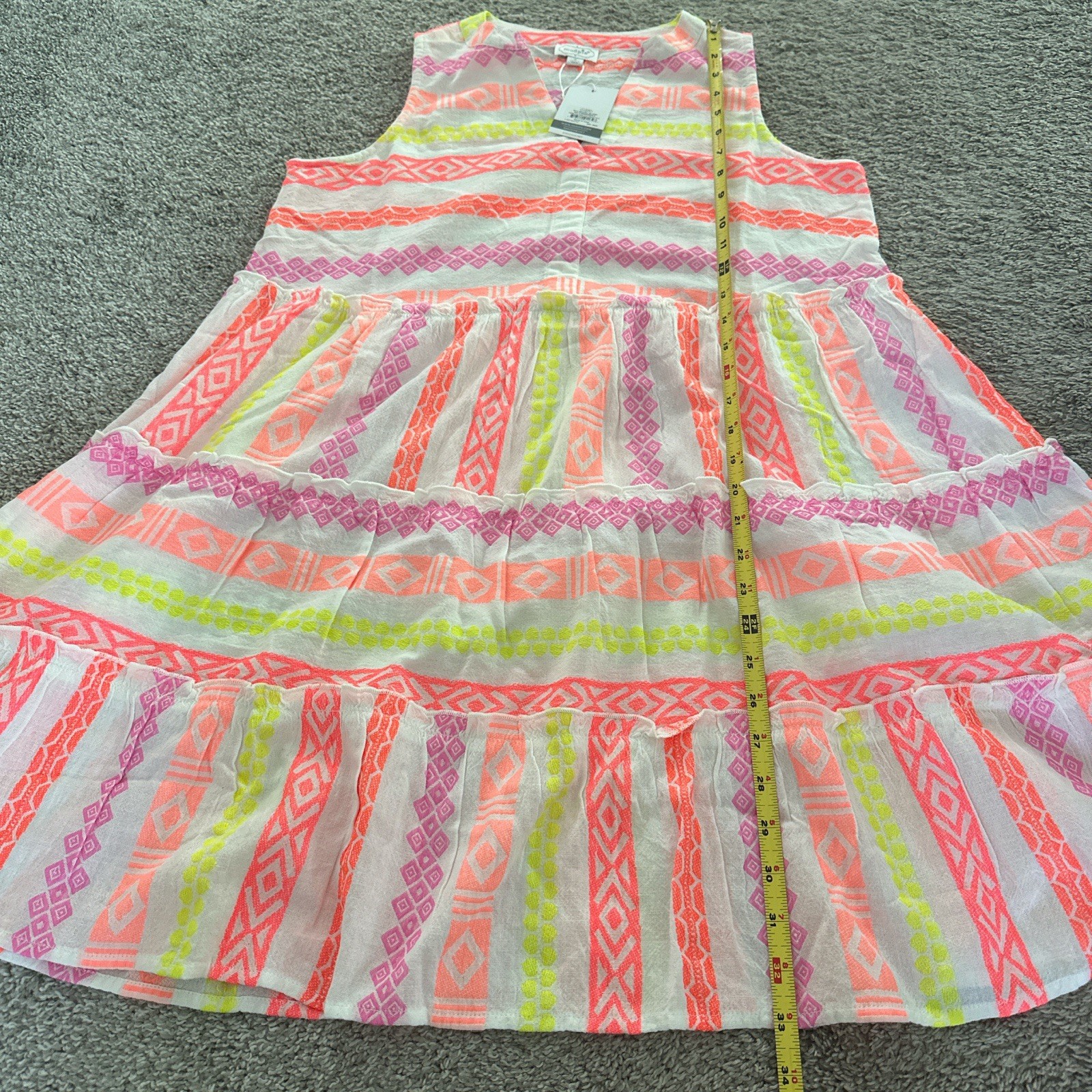 Mud Pie Multicolor Dress Size Small NWT