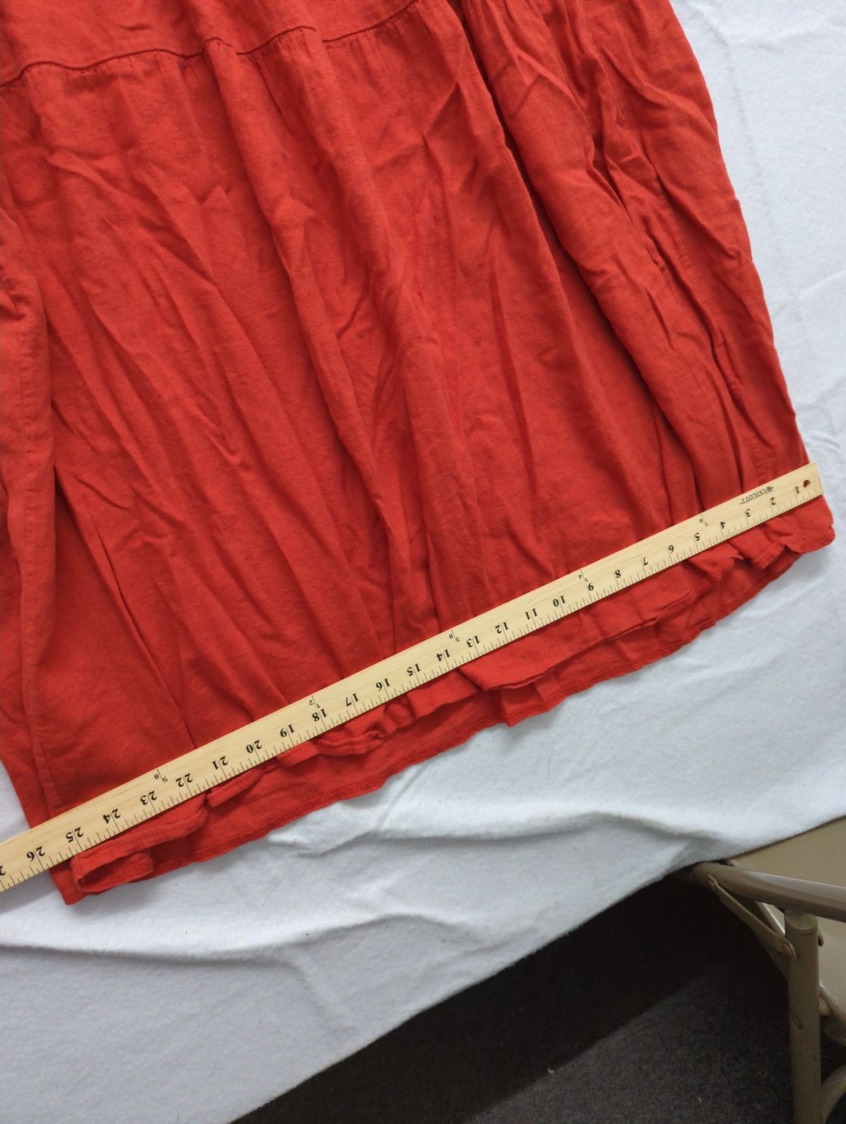 Valentina Naldi Red Sleeveless Maxi Dress With Cross Back Straps Made In Italy S