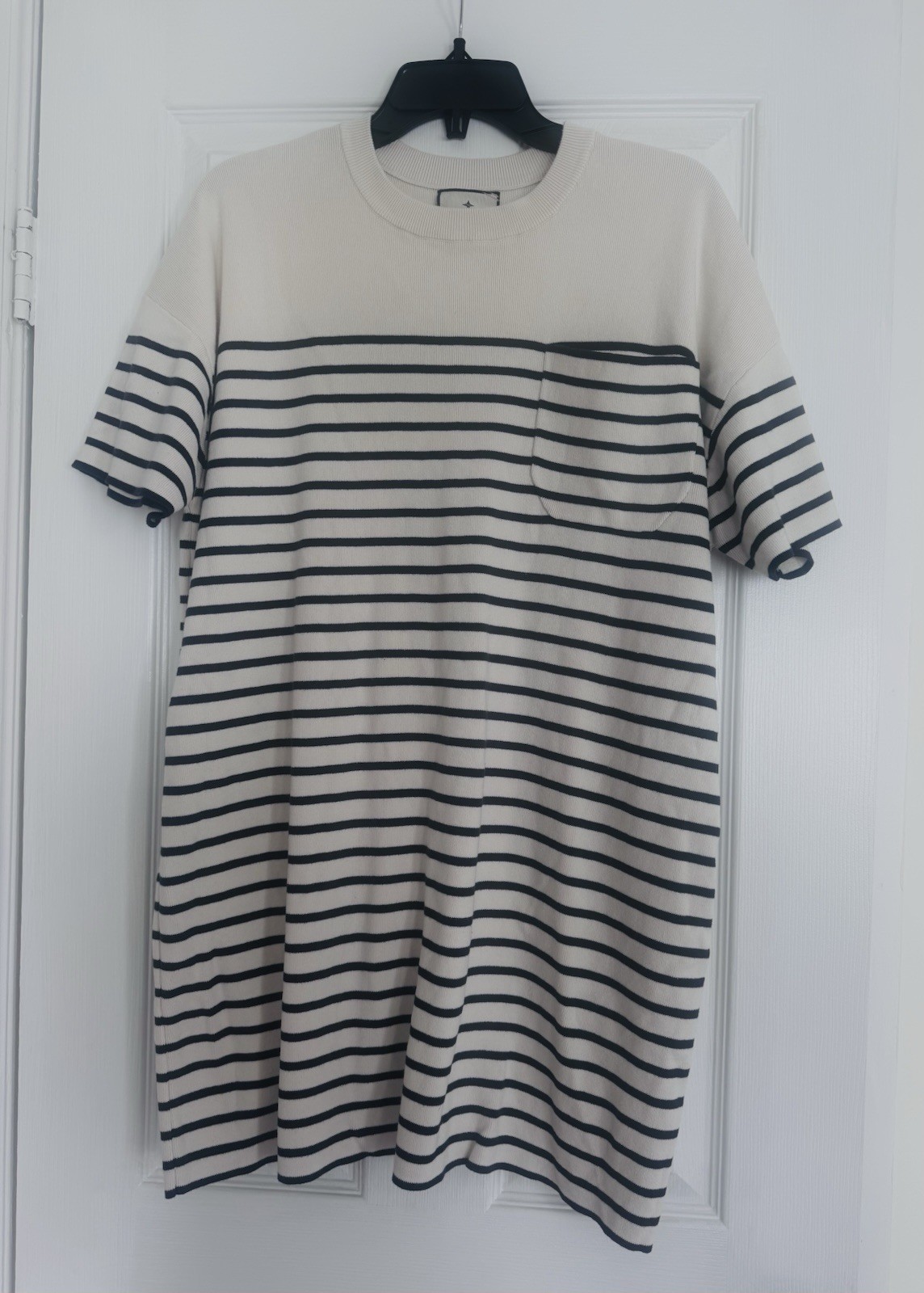 Tuckernuck women’s Medium dress Navy And Tan Striped