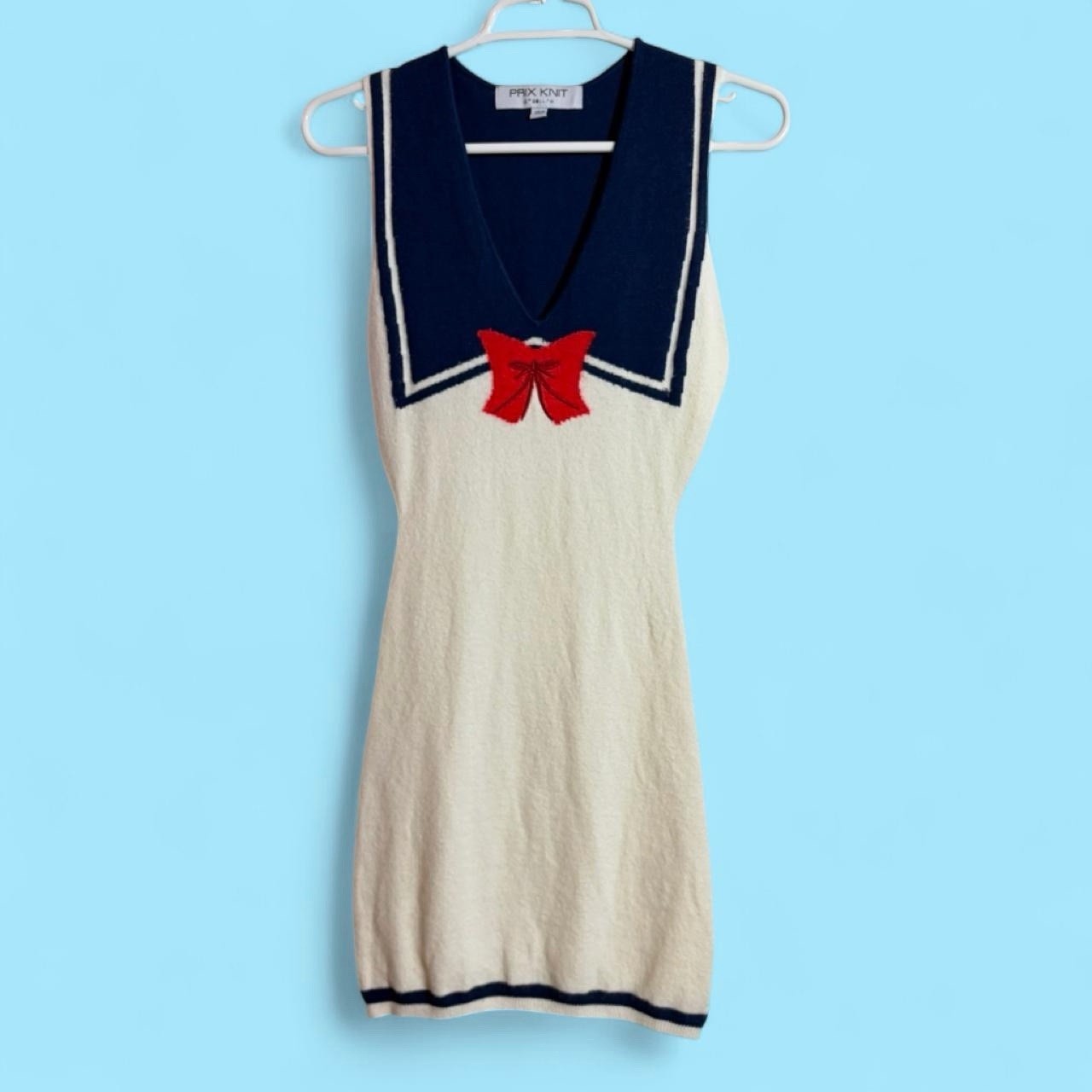 Prix Knit Sailor Merino Sailor Moon sweater knit dress extra small New