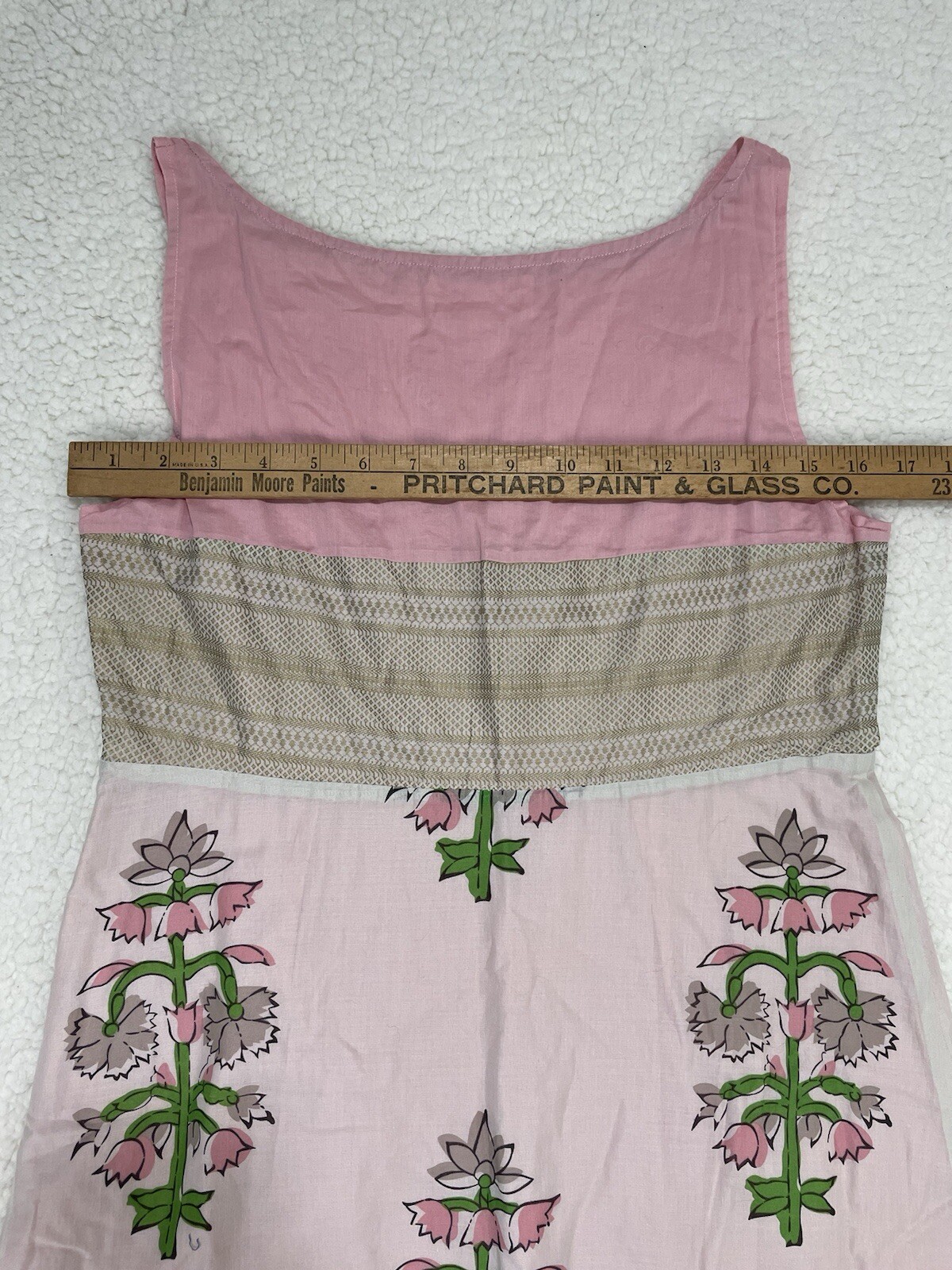 Anthropologie Moulinette Soeurs Size 10 Sleeveless Floral Dress Pink Gossip Girl