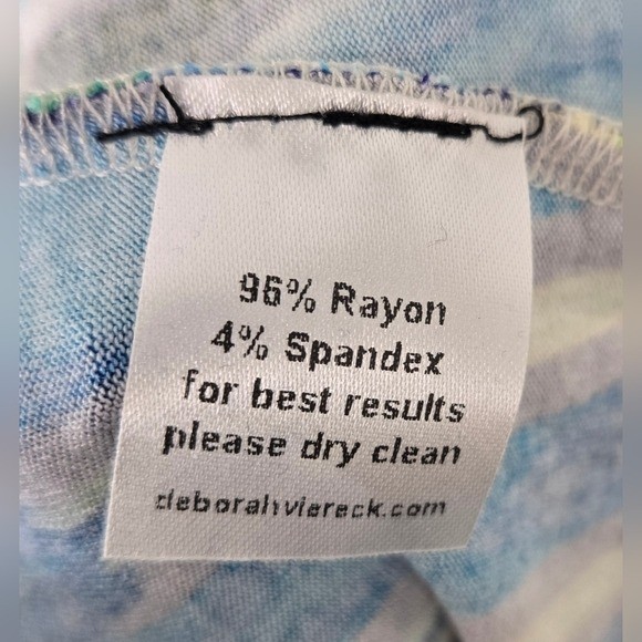 *NEW* Viereck Vibrant Turquoise/Yellow/Blue/White Patterned Dress Artsy, size XL