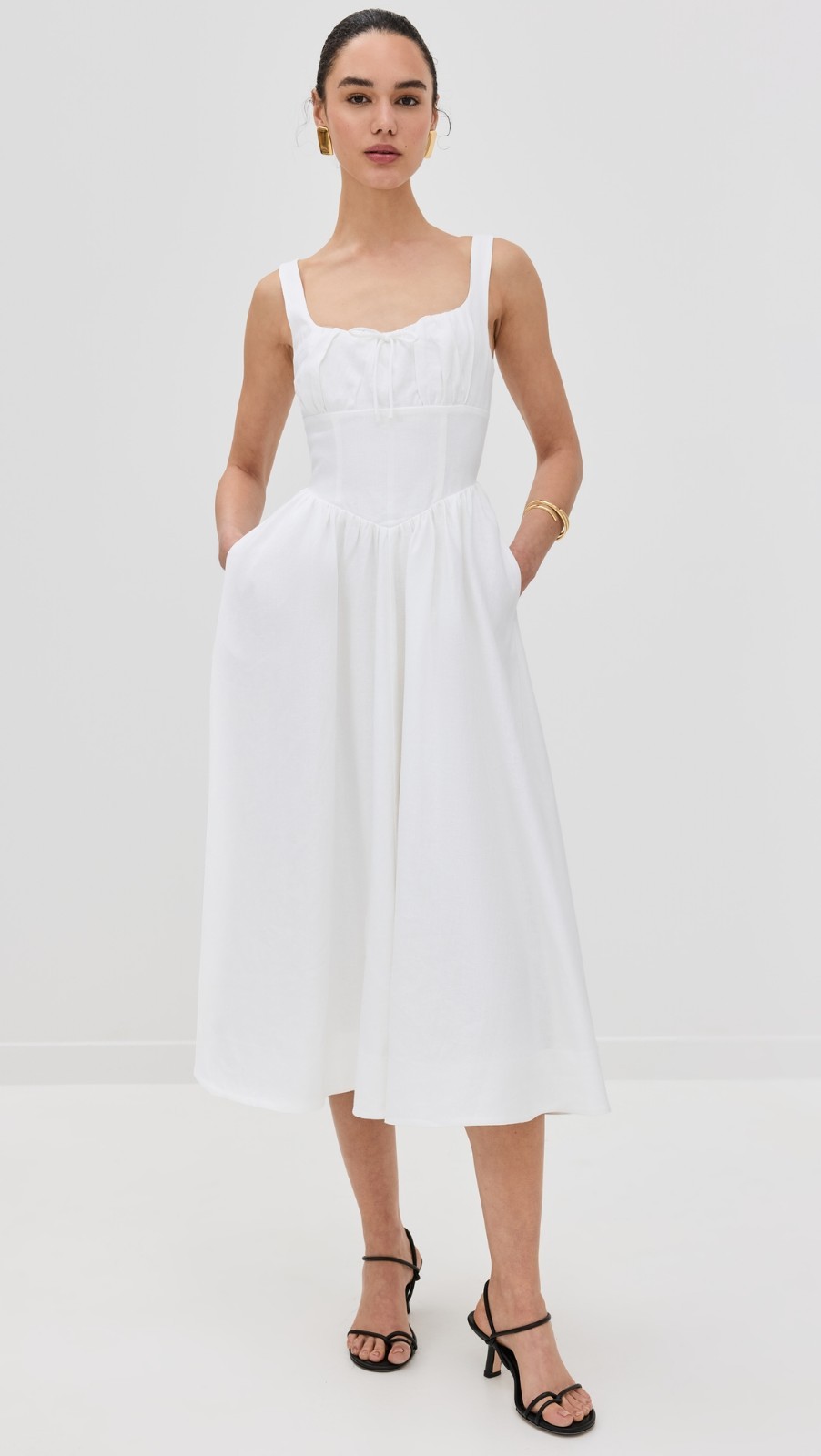 NWT Reformation Balia Linen Sundress Size 4