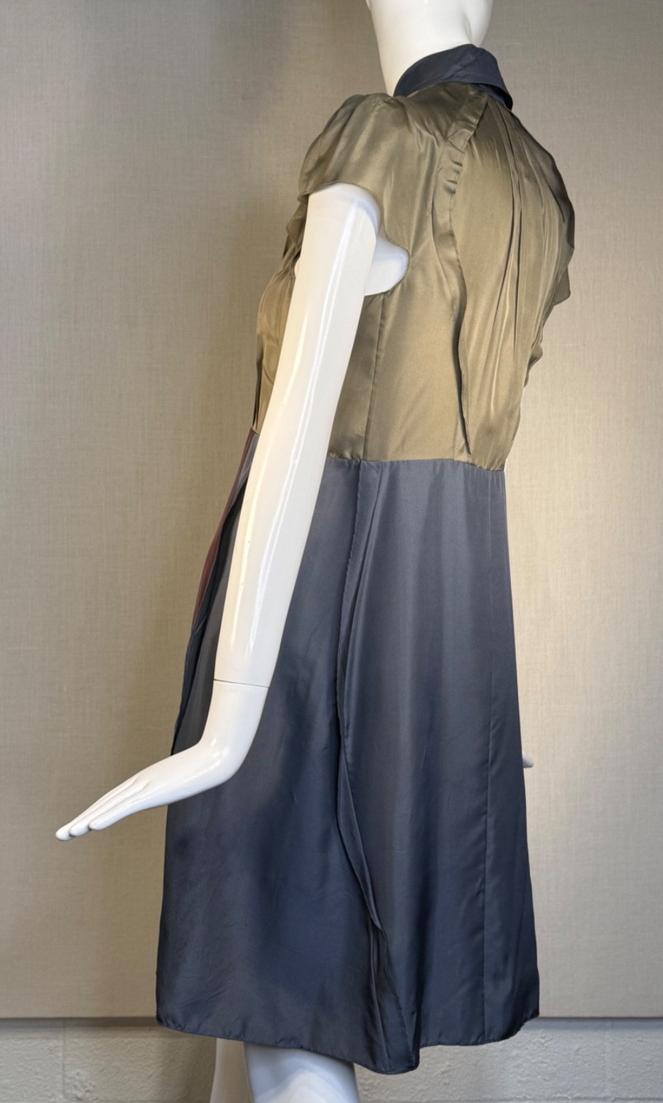 Carven 2013 Featherweight SILK Habotai Dress SIZE FR38 US6, Spring Summer Runway