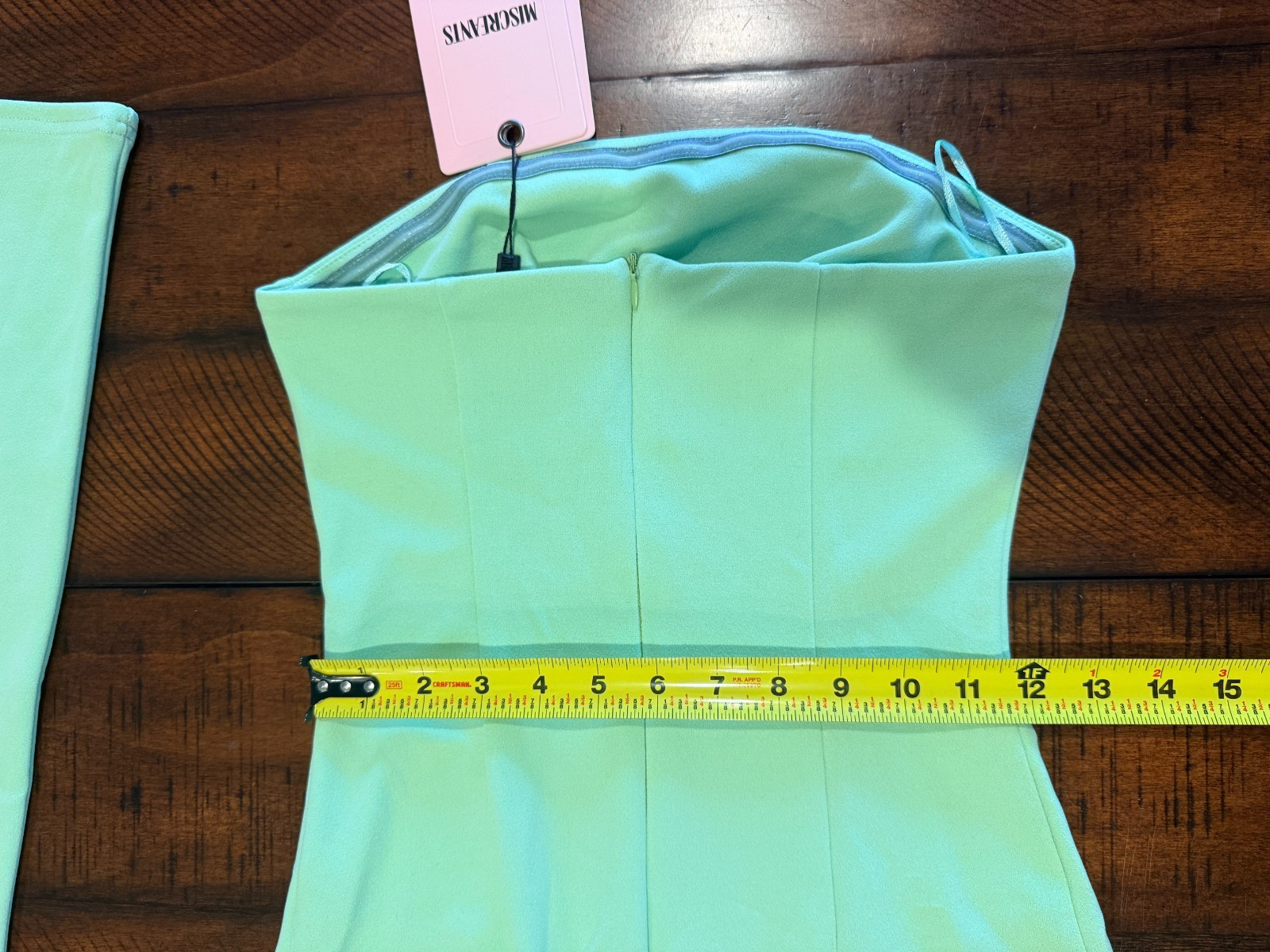 Miscreants London Cupid Mini Dress With Gloves In Green UK 8 US 4 Small