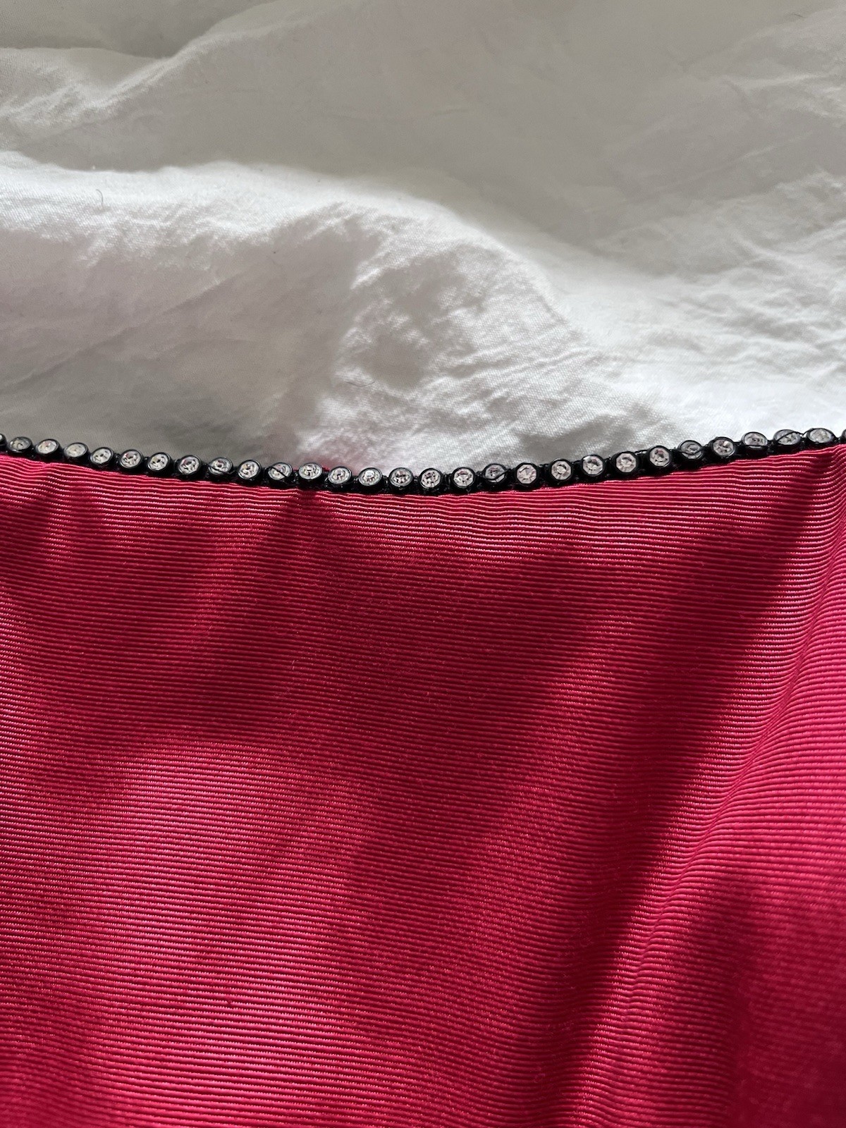 VTG! NWT! A.J. Bari For Saks Fifth Ave |Red Strapless Peplum Dress | Size: 4