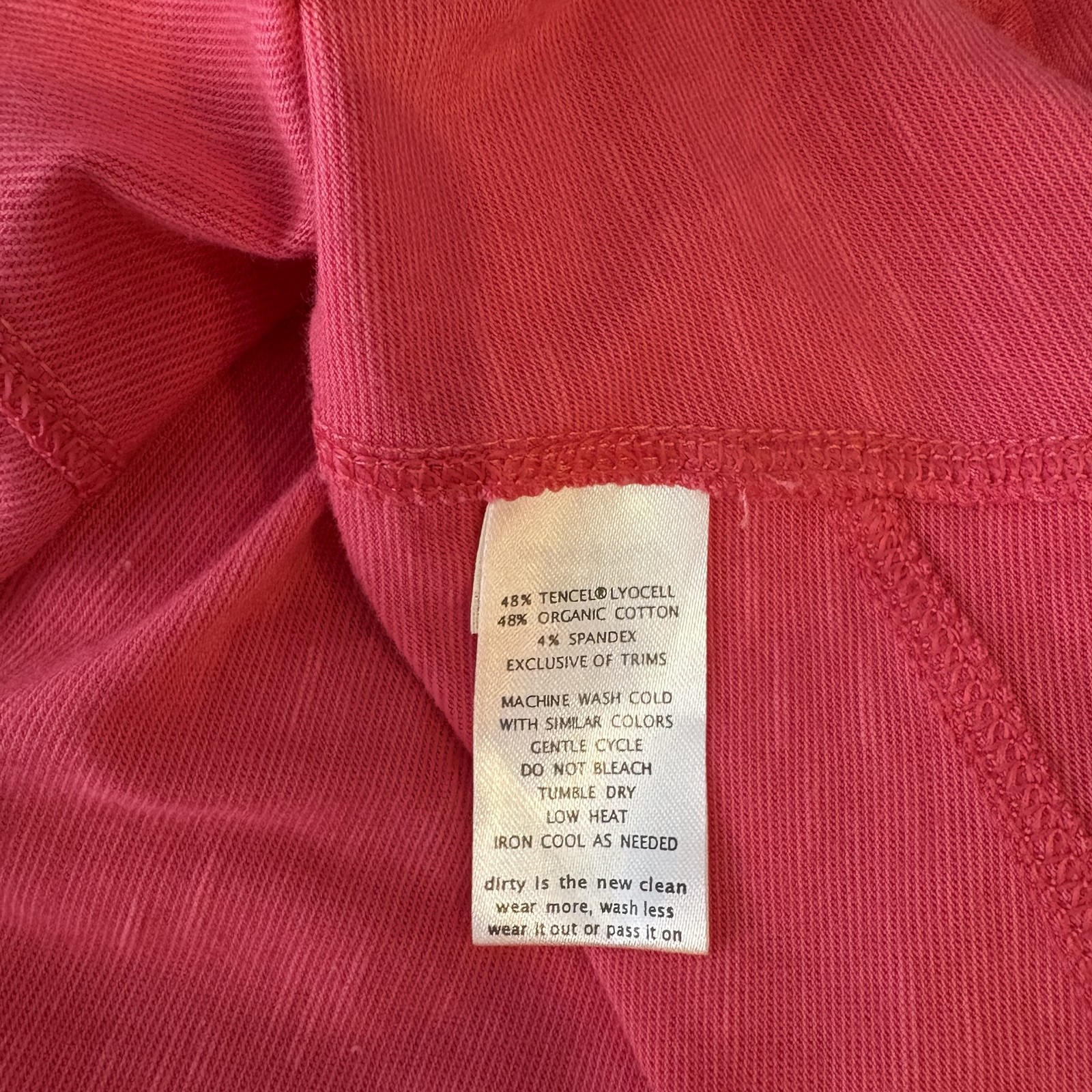 Toad&Co Dress Womens Small Pink Short Sleeve V Neck Organic Cotton Tencel Pocket