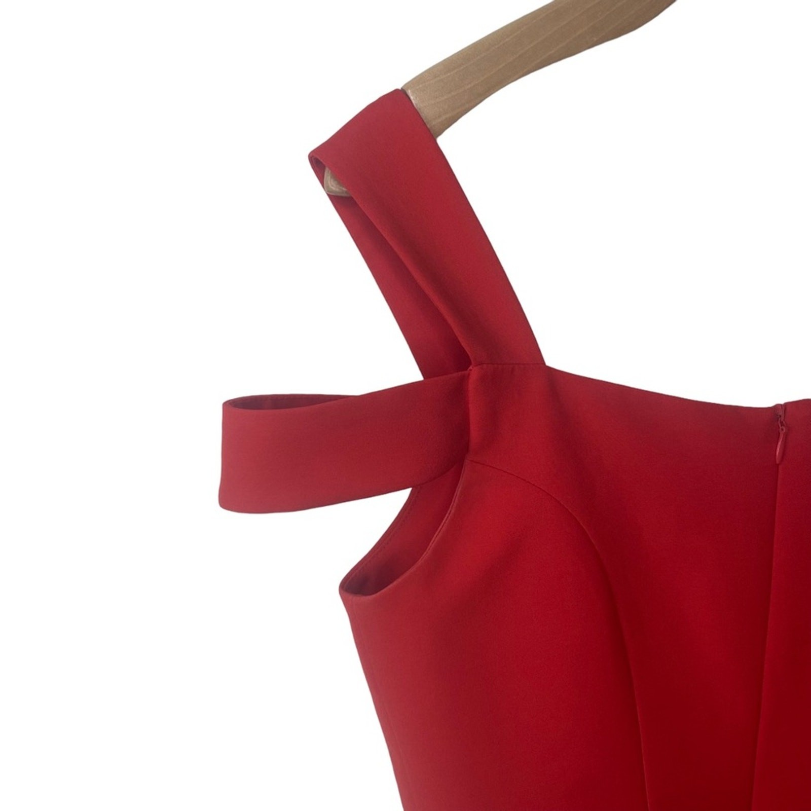 AIJEK VALENCIA WAVE COLD SHOULDER DRESS Rogue Red Size 1/ (US 2-4)
