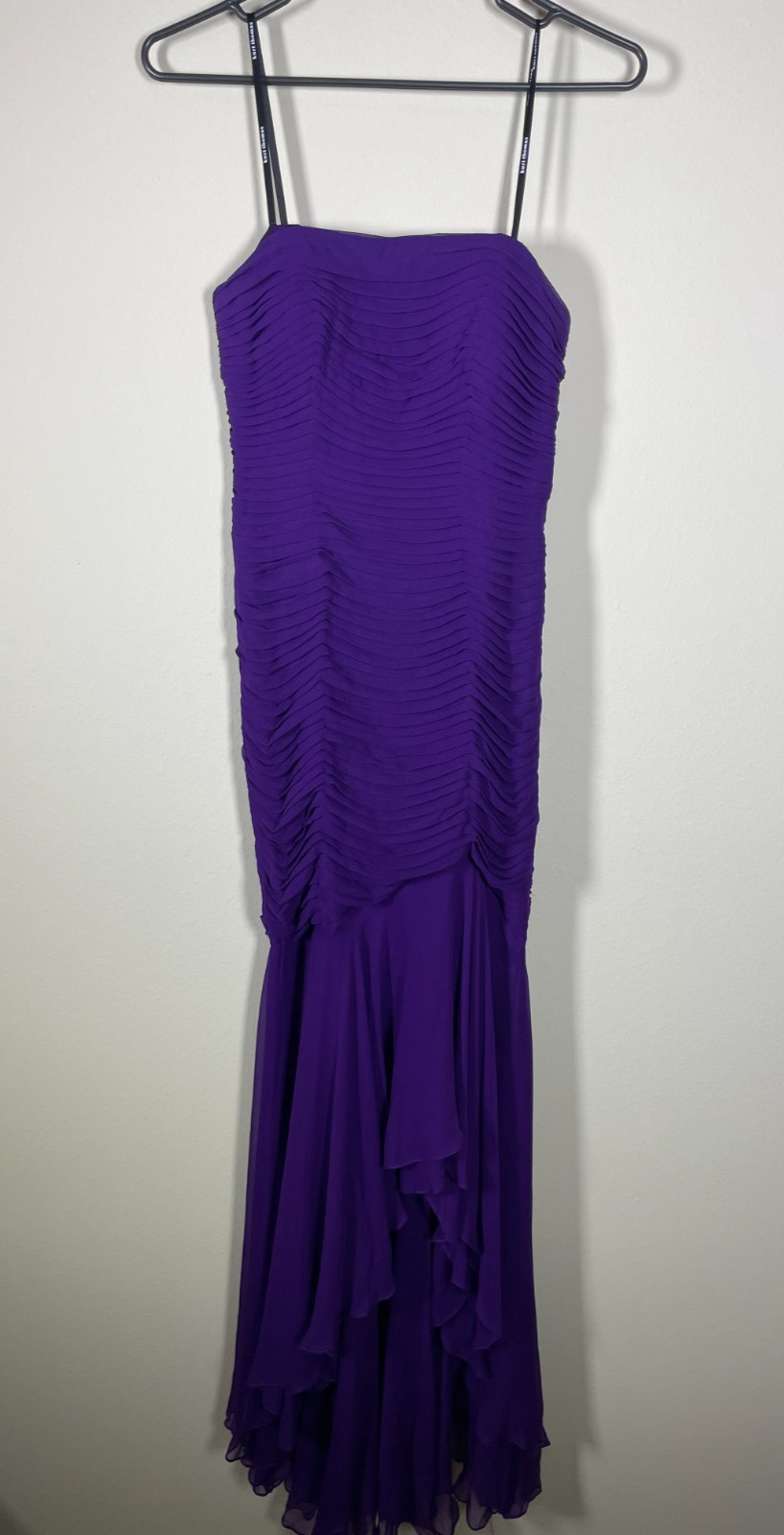 Kurt Thomas Women’s Sleeveless Purple Wedding Ball Gown Chiffon 0 Cocktail
