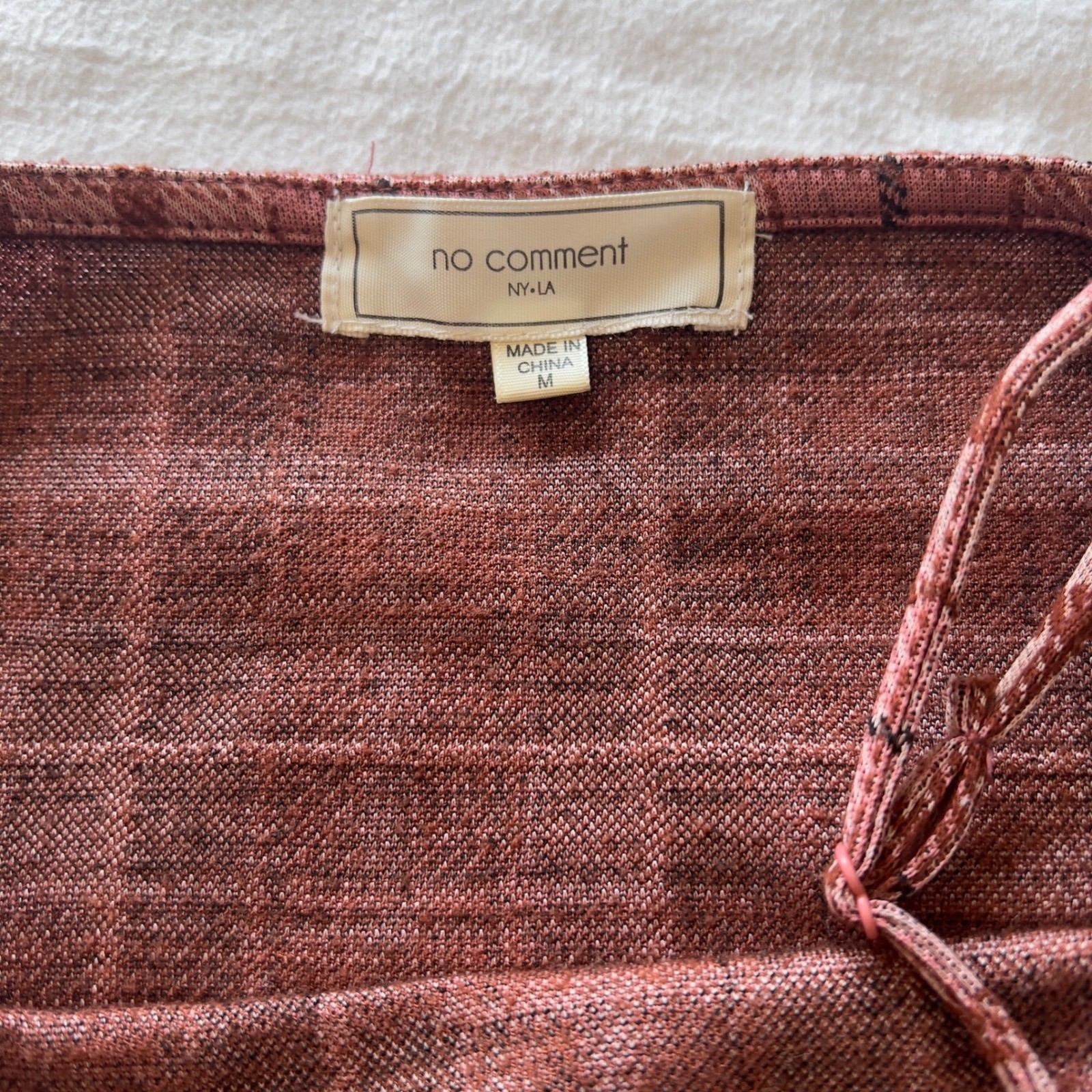 No Comment Pink Plaid Mini Dress Medium NY-LA Adjustable Straps Square Neck Slim