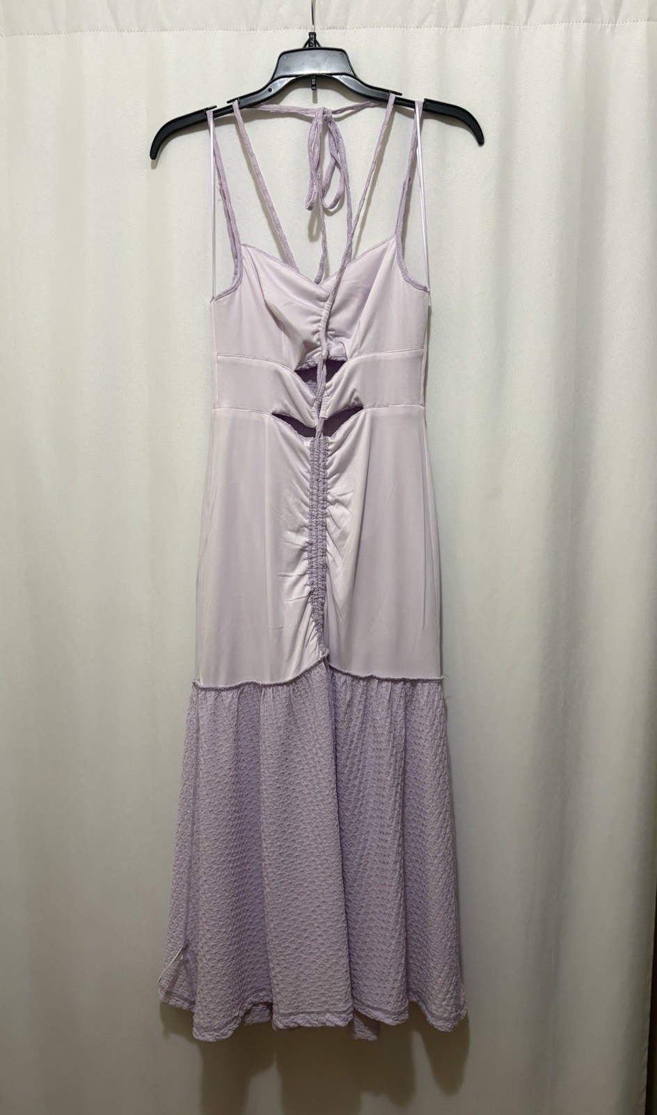 Wayf Iris Ruffle Hem Dress Fitted Size XS